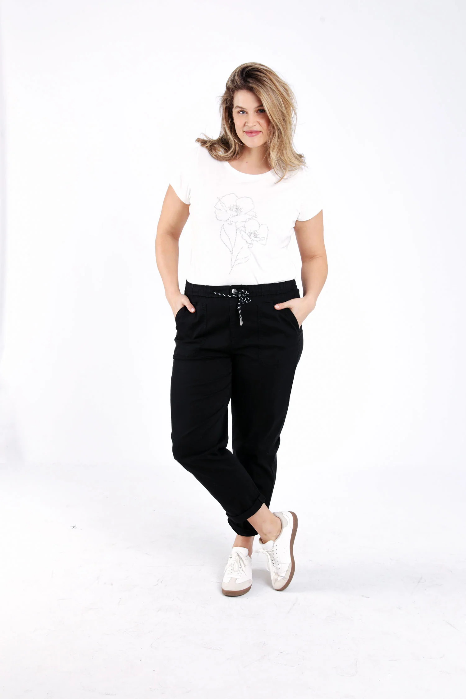 Effen katoenen chino - Image 9