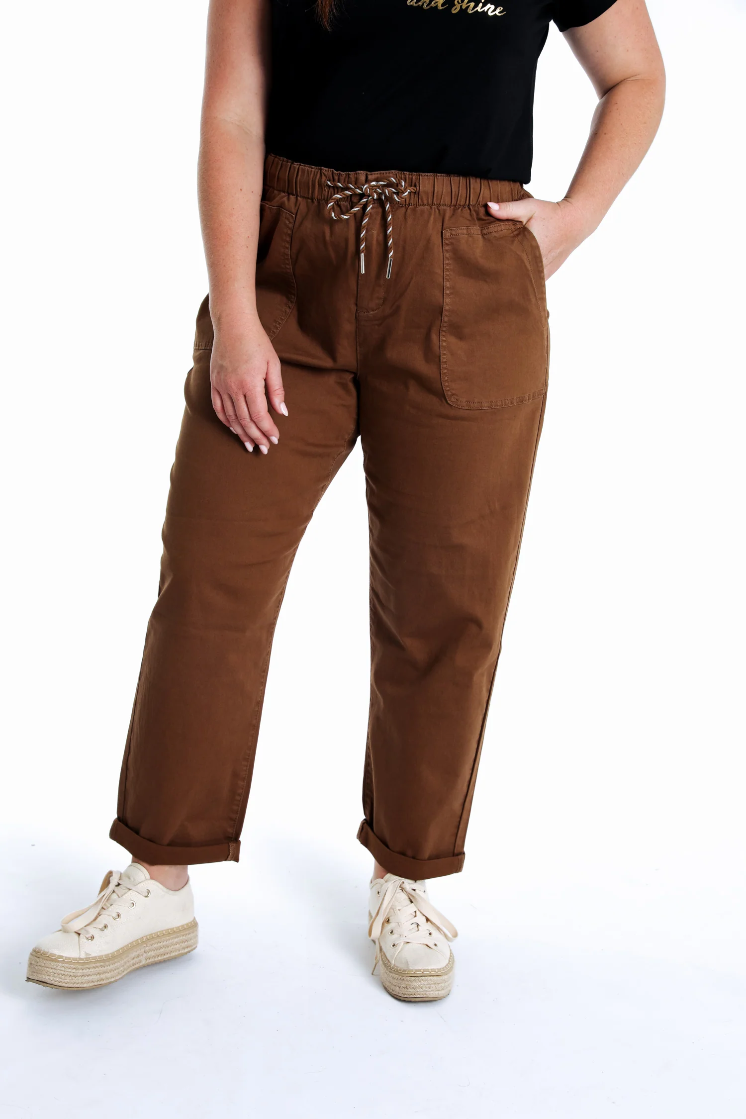 Effen katoenen chino - Image 12