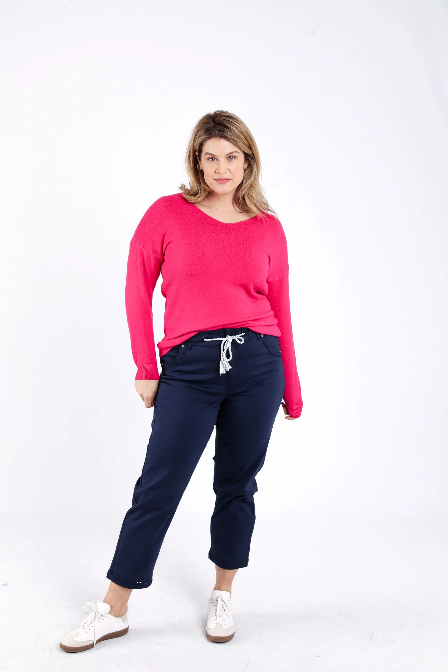 Effen katoenen chino - Image 7