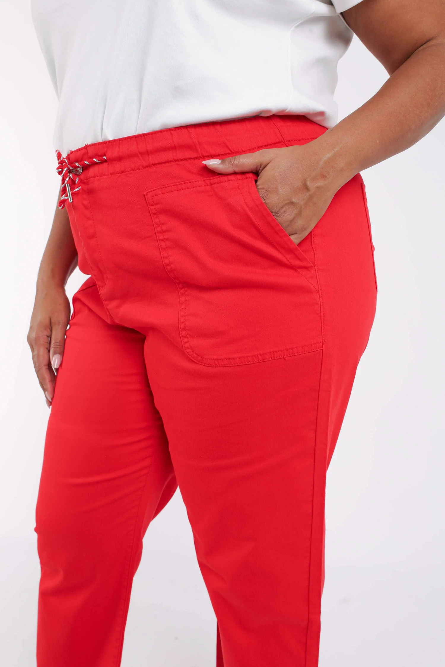 Effen katoenen chino 7/8 - Image 5
