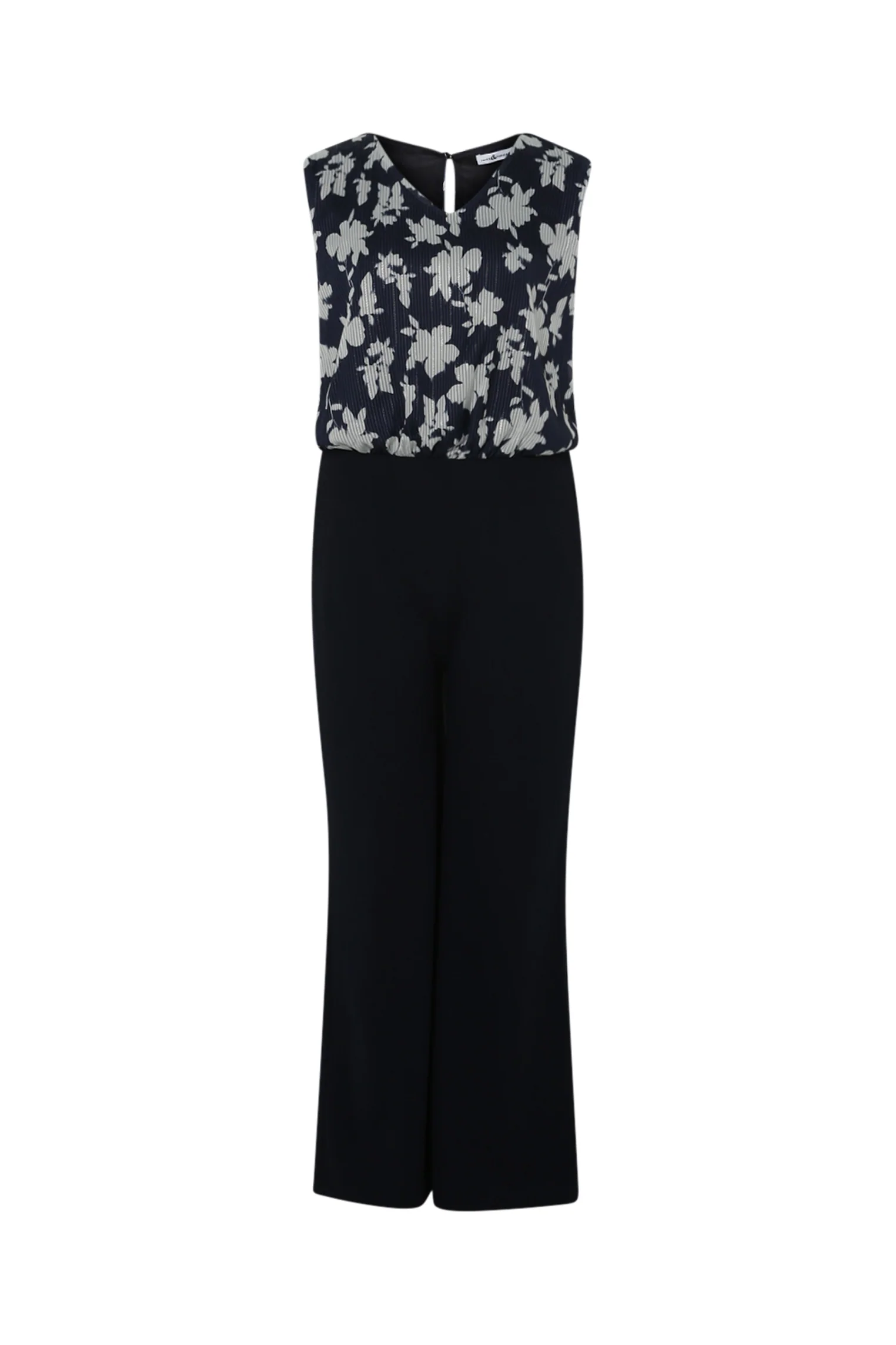 Tweedelige jumpsuit met bloemenprint en lurex - Image 10