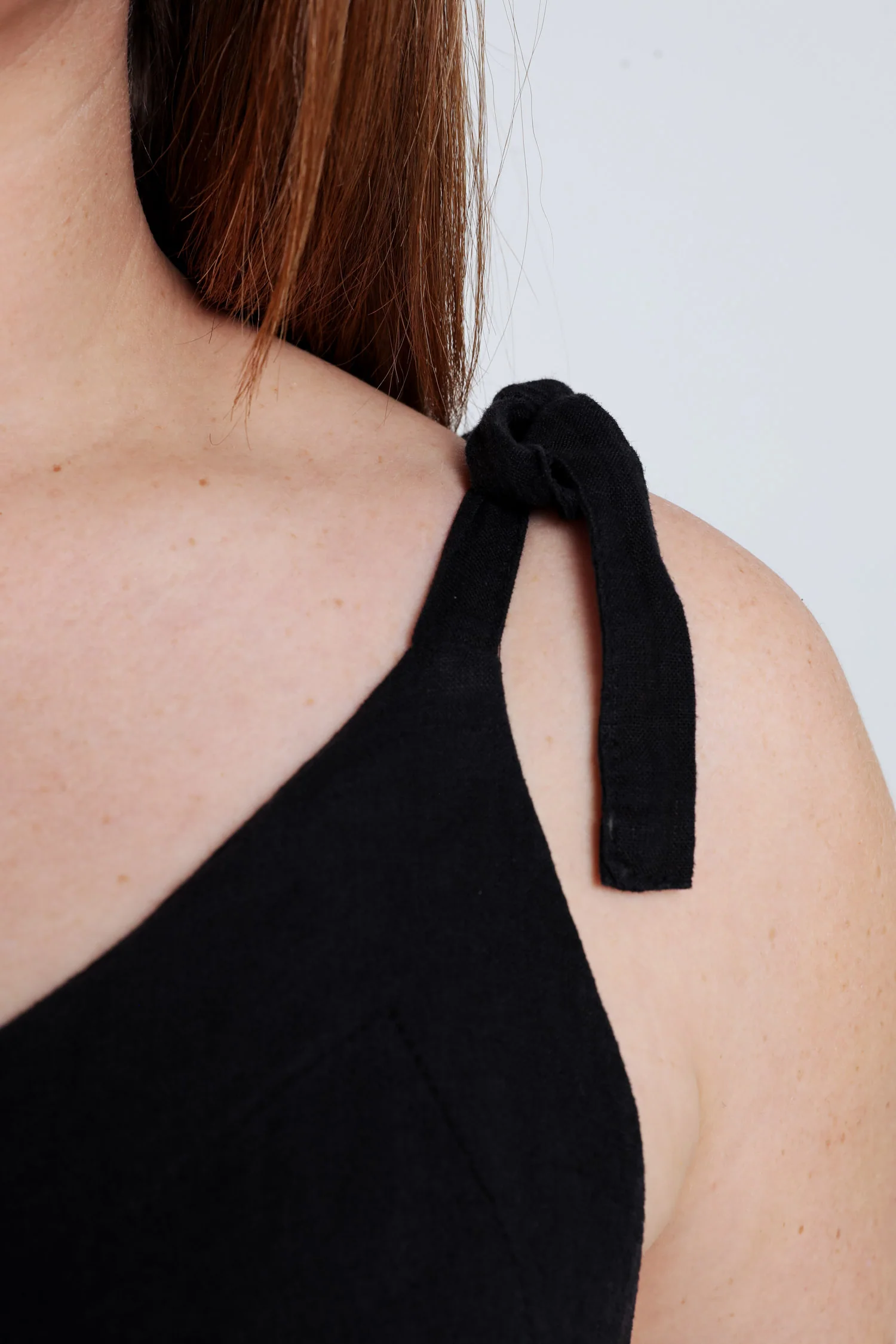 Effen linnen en viscose combinatie - Image 4