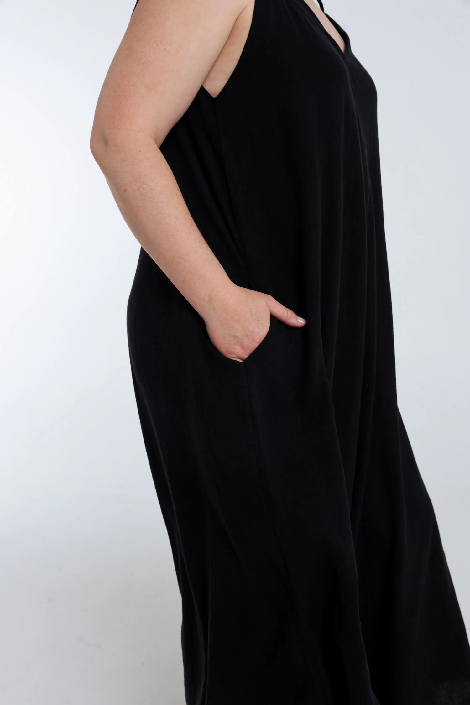 Effen linnen en viscose combinatie - Image 6