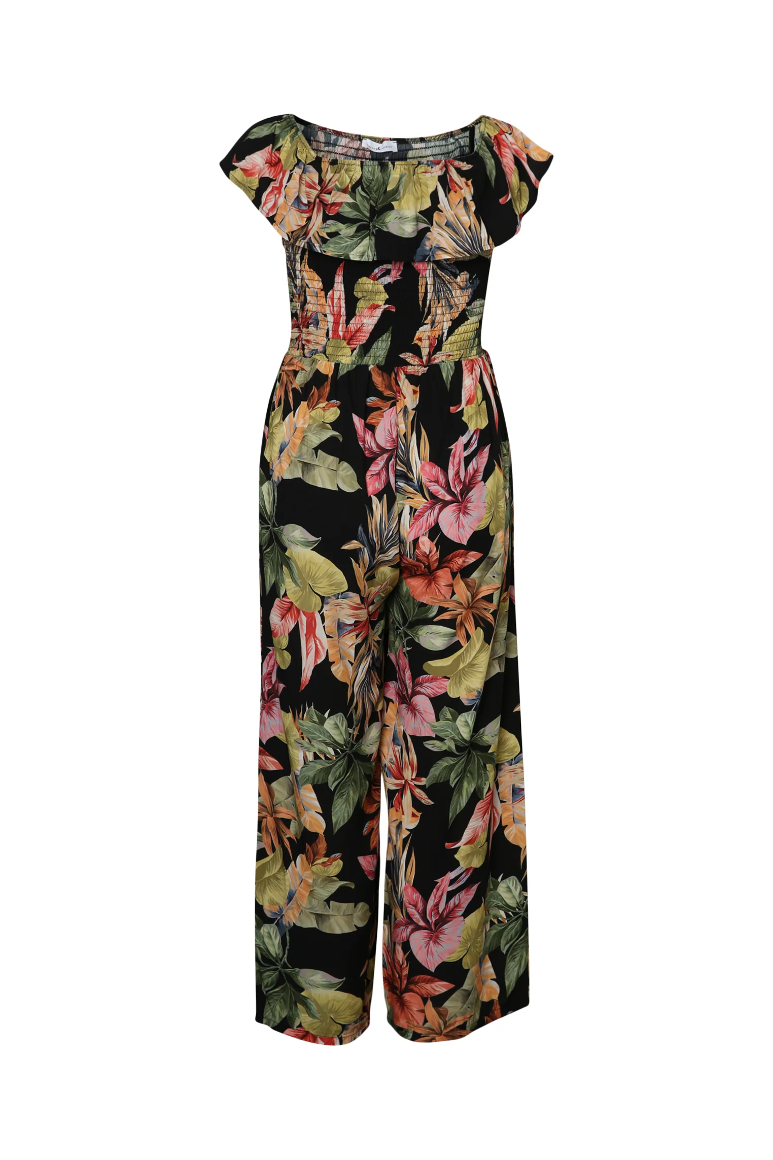 Overall van viscose met bloemenprint en ruffles - Image 10