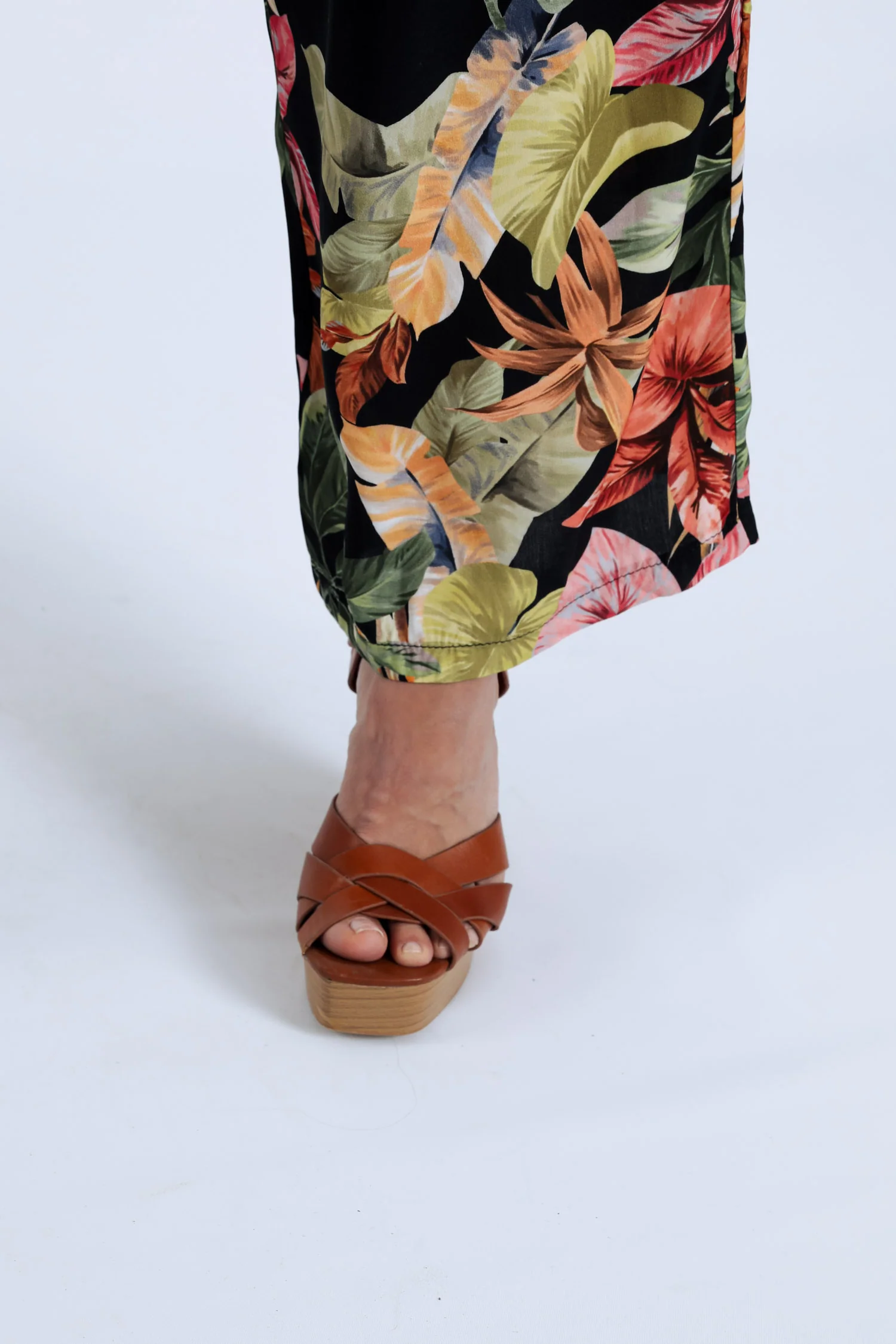 Overall van viscose met bloemenprint en ruffles - Image 5