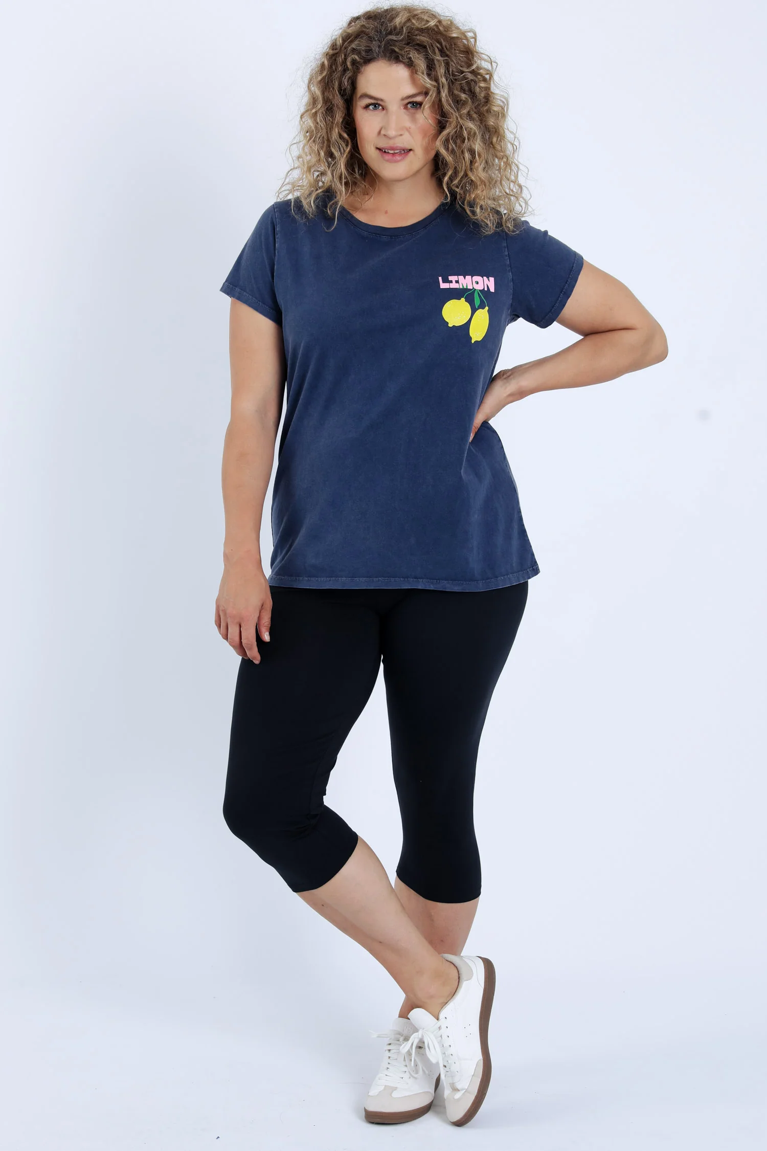 Katoenen unicolour legging - Image 19
