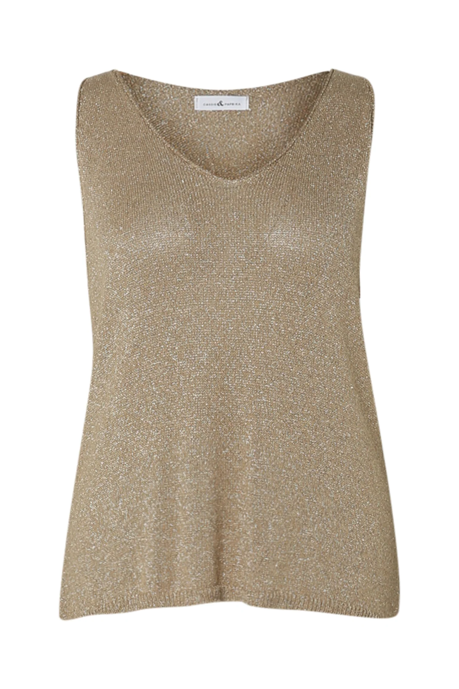 Uni gebreide top met lurex - Image 10