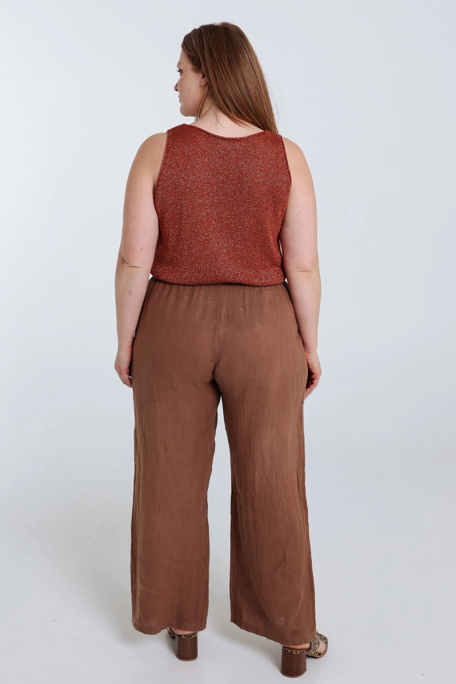 Uni gebreide top met lurex - Image 13