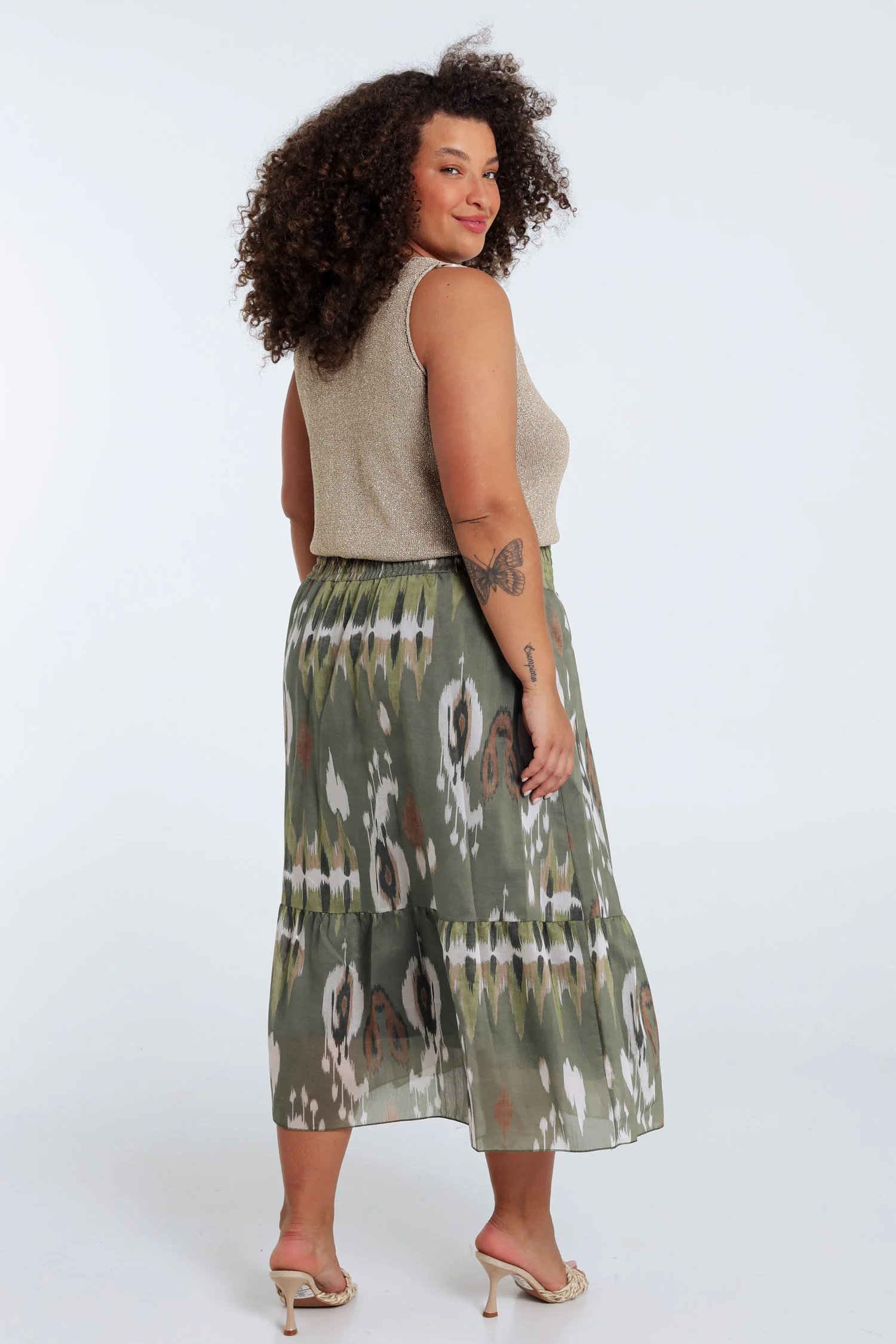 Uni gebreide top met lurex - Image 2
