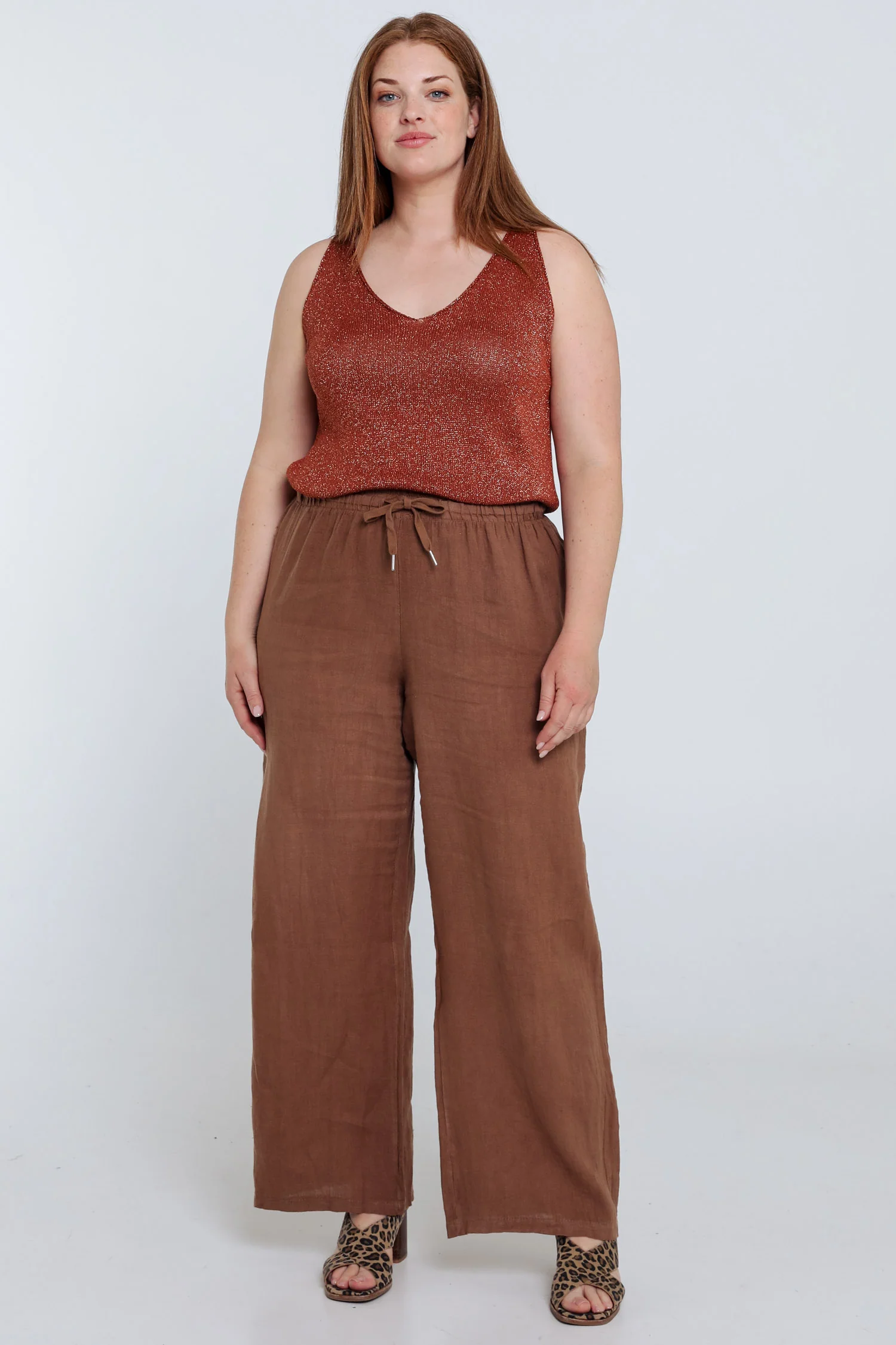 Uni gebreide top met lurex - Image 20