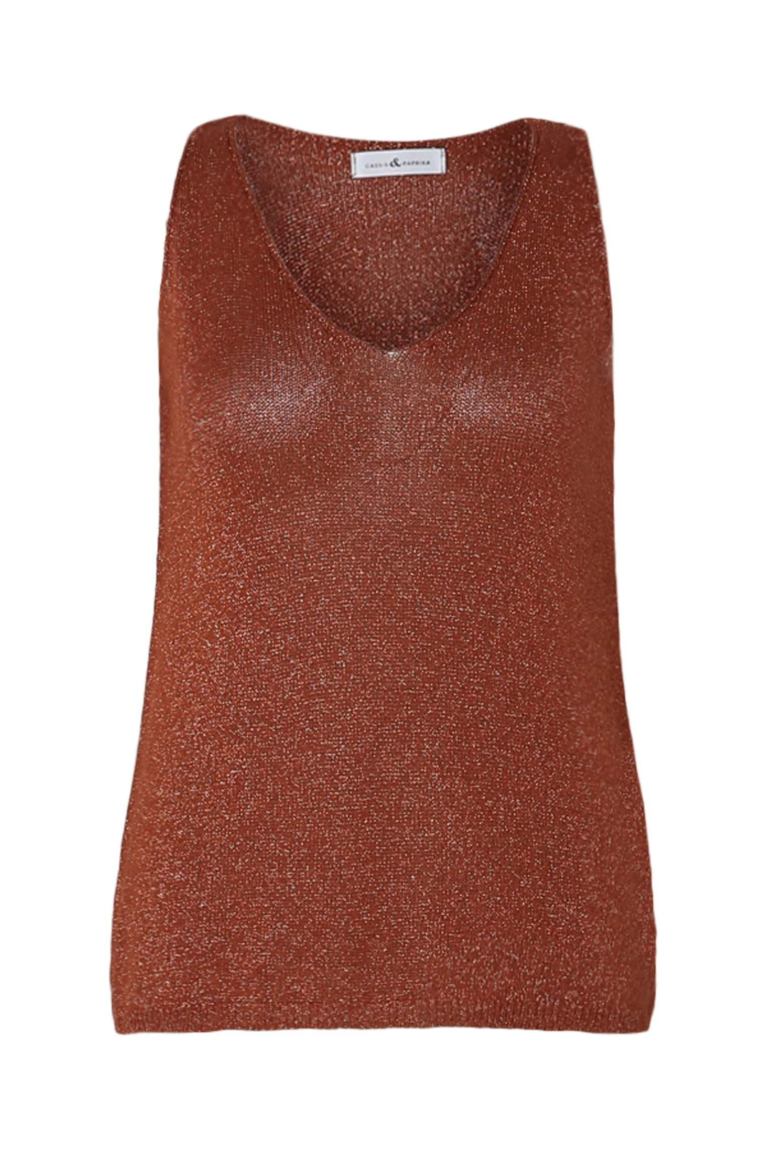 Uni gebreide top met lurex - Image 21