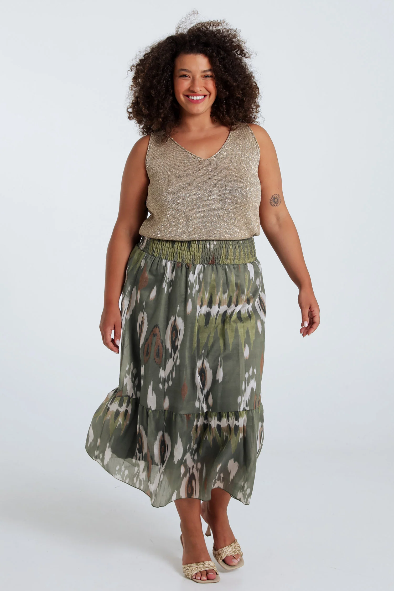 Uni gebreide top met lurex - Image 9