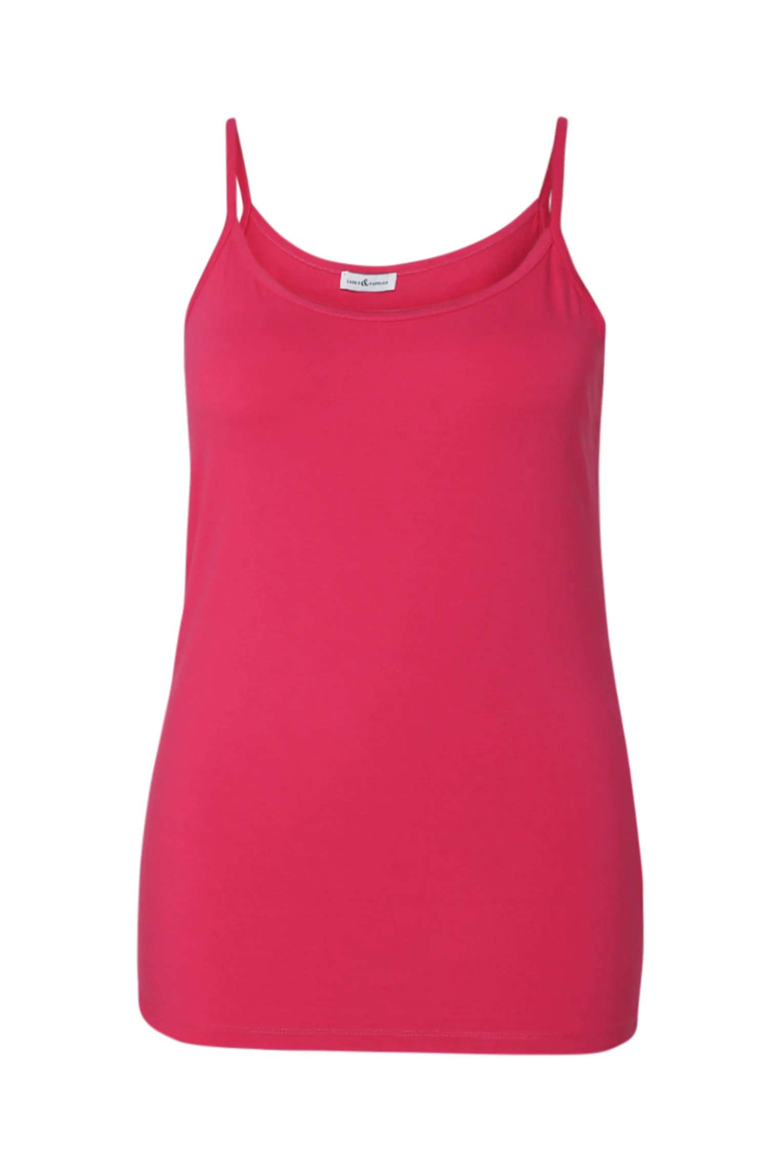 Top met fijne bandjes van uni viscose - Image 31