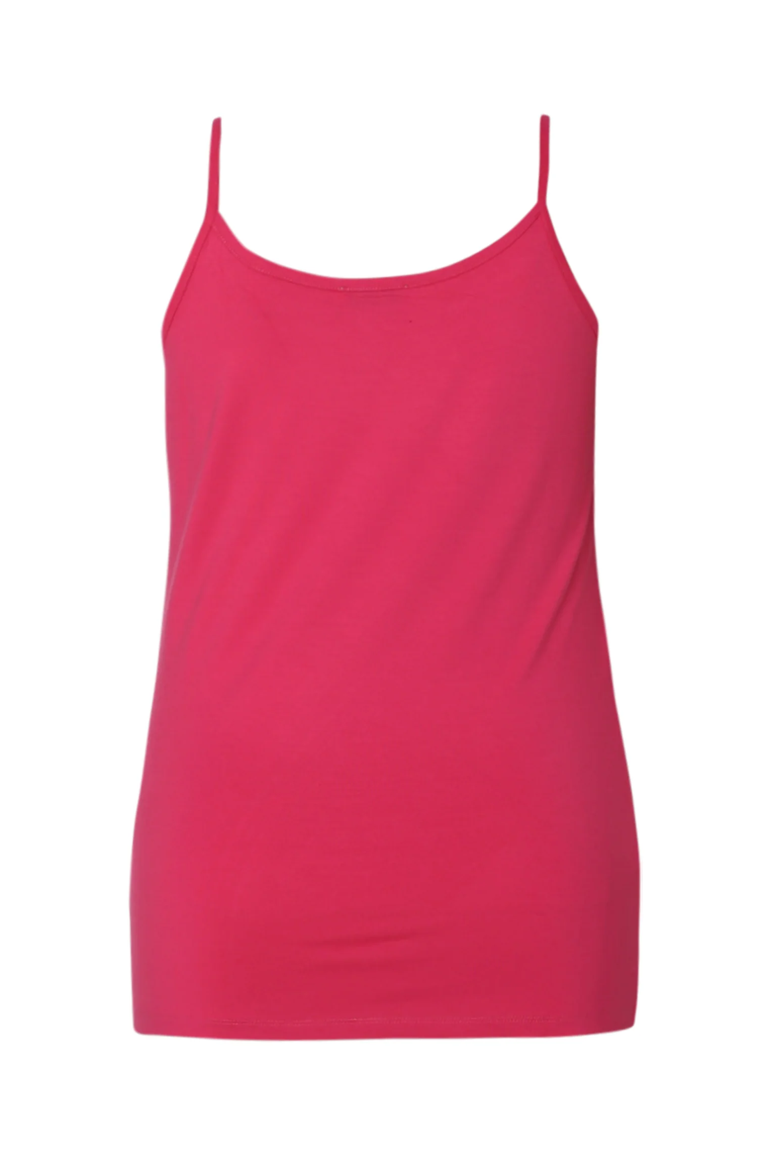 Top met fijne bandjes van uni viscose - Image 32