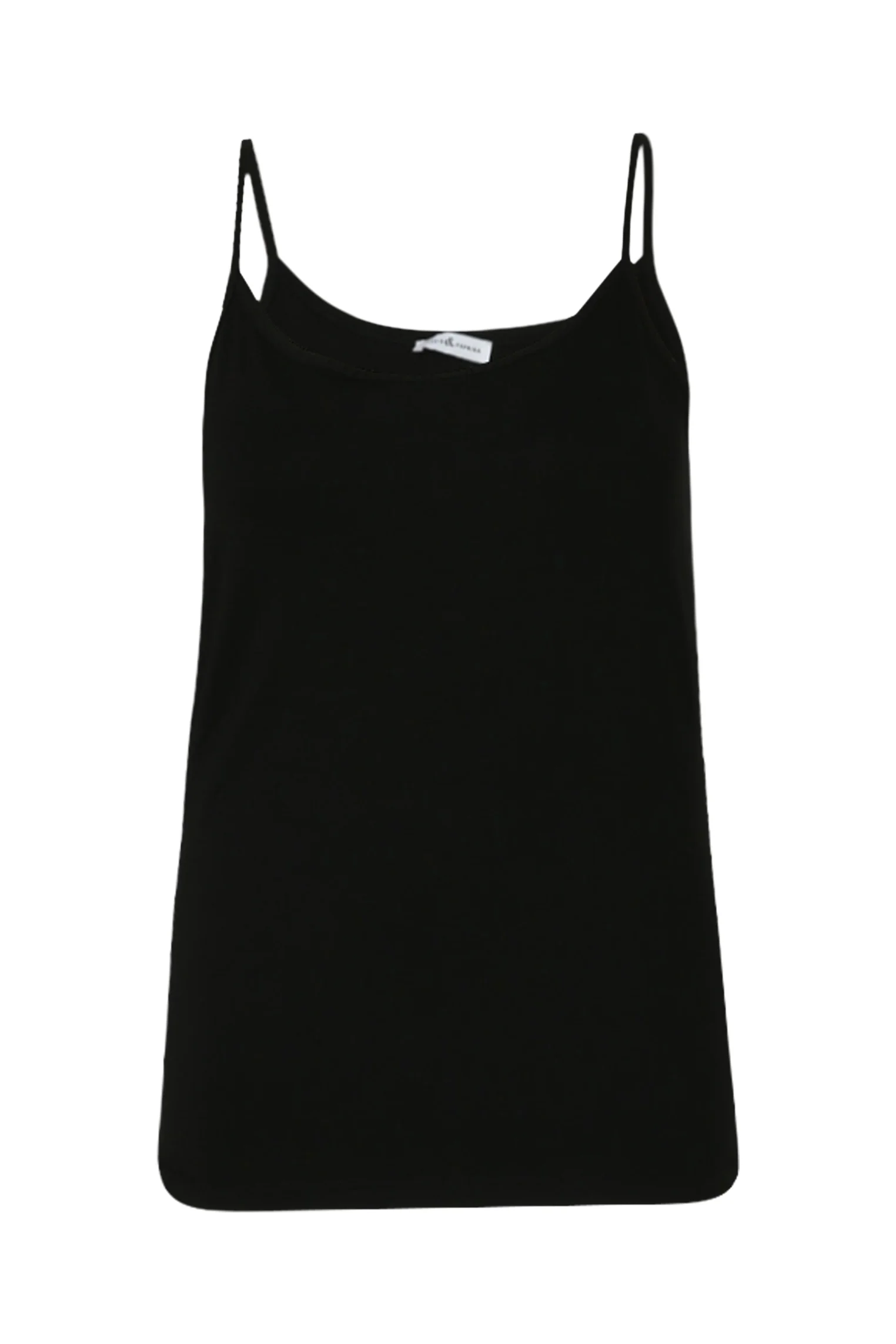 Top met fijne bandjes van uni viscose - Image 42