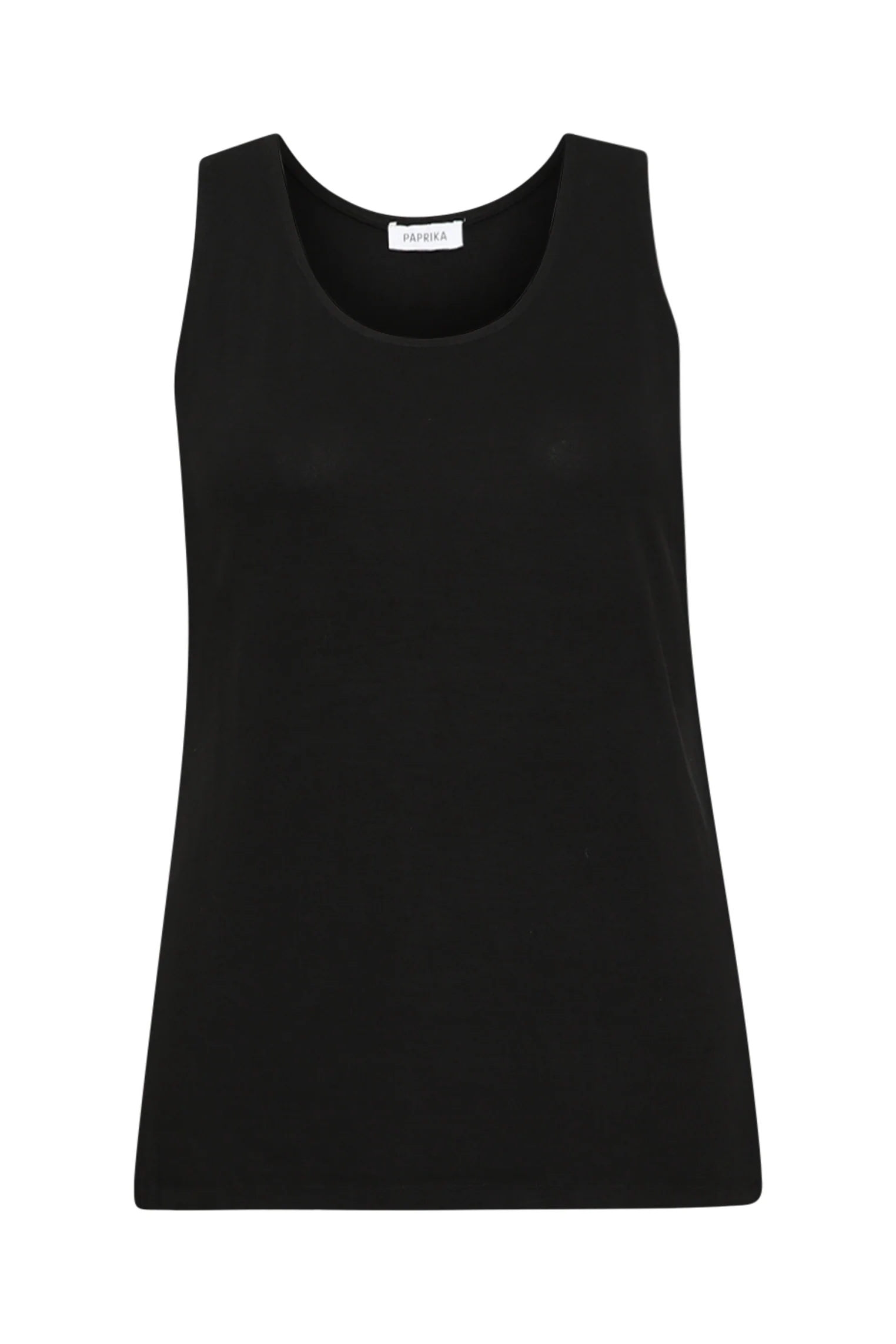 Effen tanktop van viscose - Image 5
