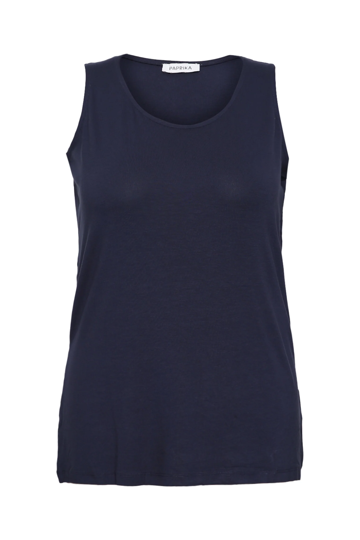 Effen tanktop van viscose - Image 7