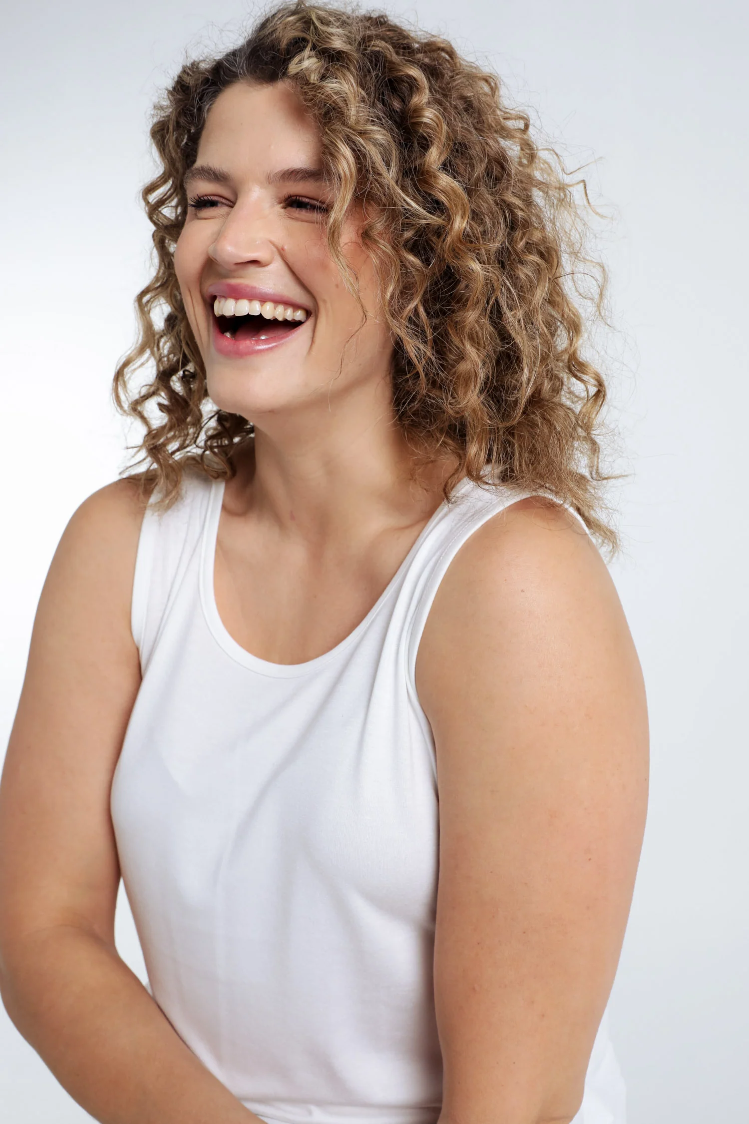 Mouwloos topje van effen viscose - Image 4