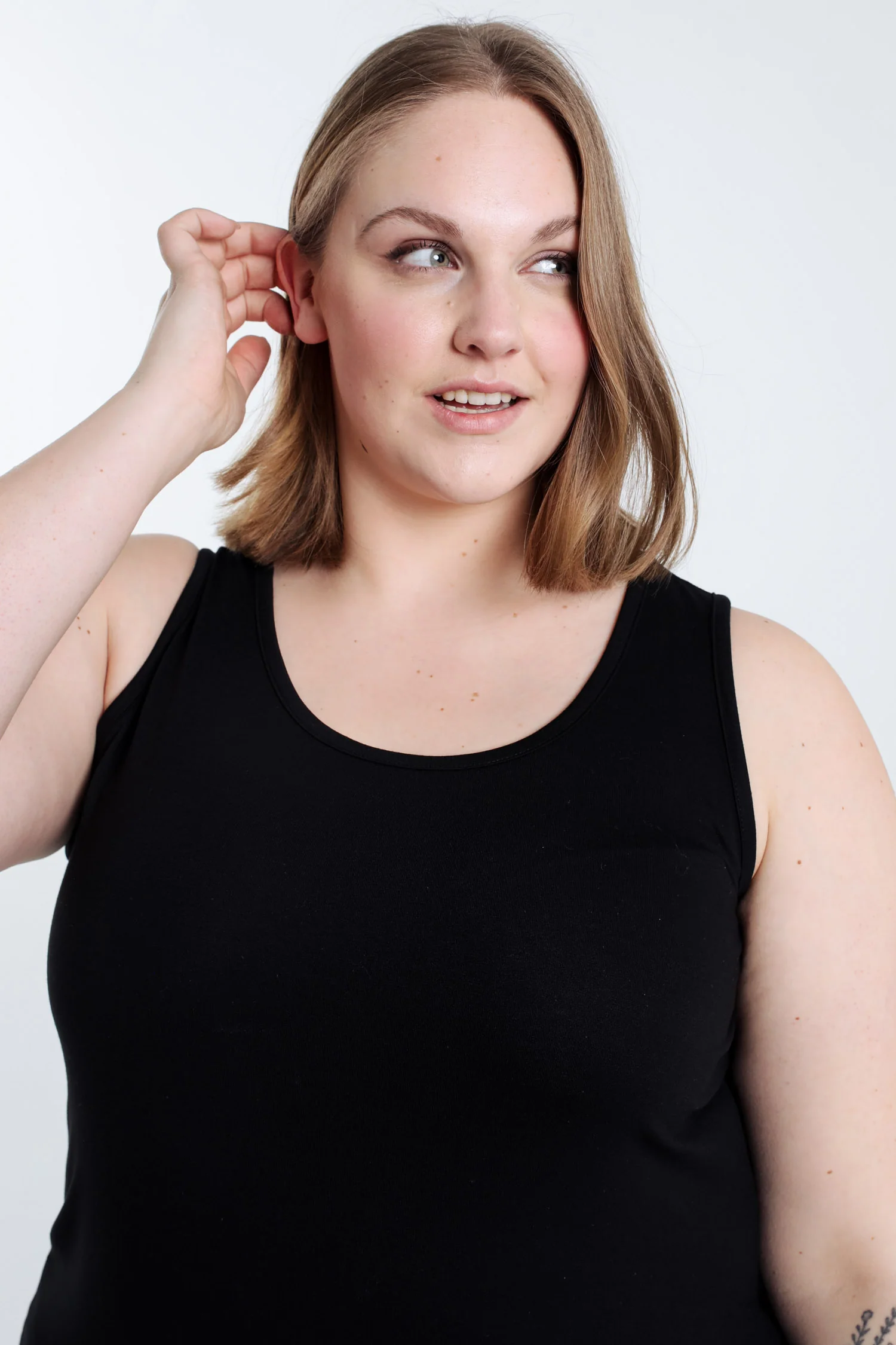 Mouwloos topje van effen viscose - Image 70
