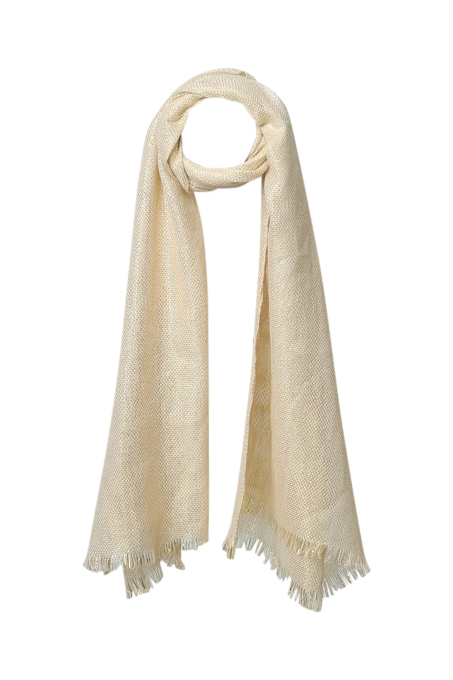 Effen sjaal met lurex