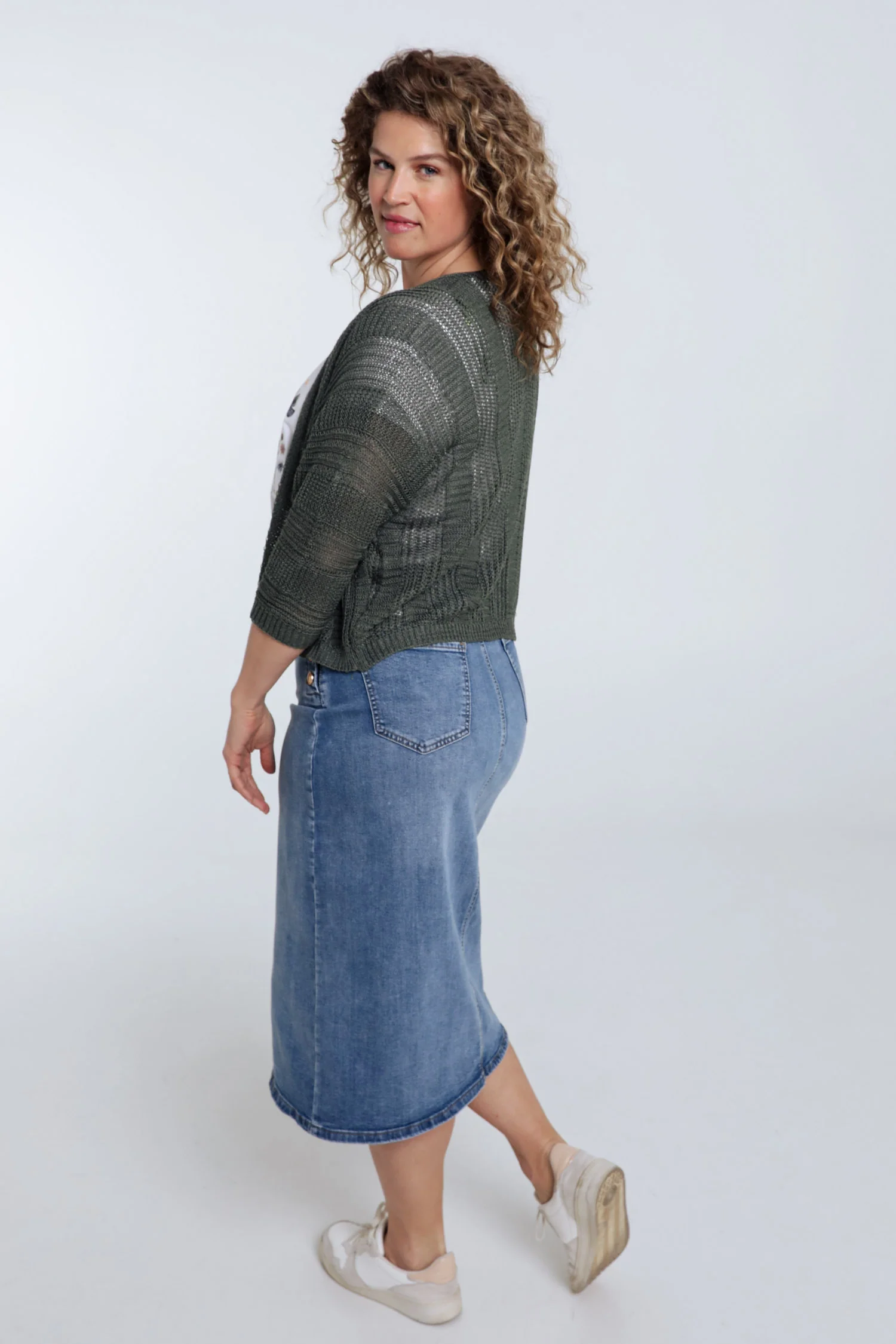 Effen opengewerkt vest - Image 13