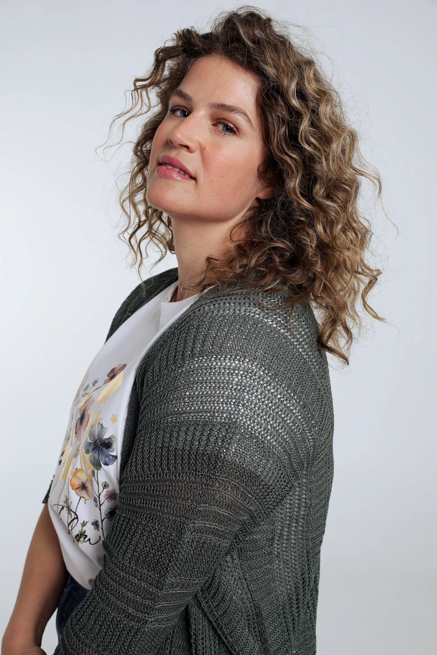 Effen opengewerkt vest - Image 17