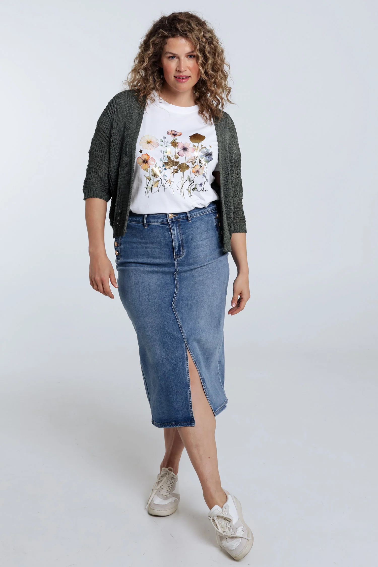 Effen opengewerkt vest - Image 19