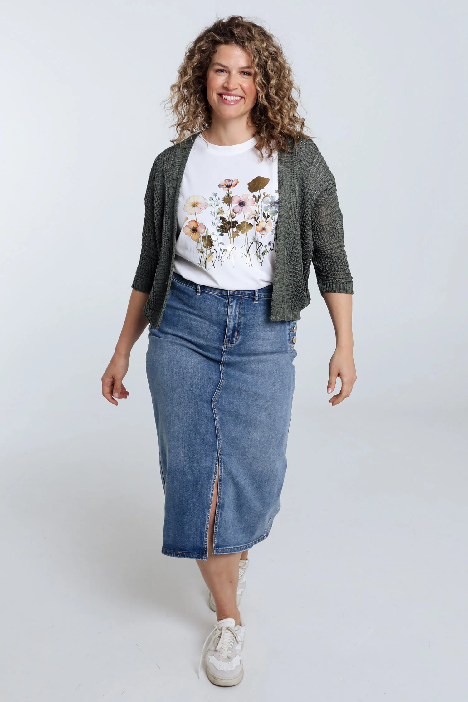 Effen opengewerkt vest - Image 20