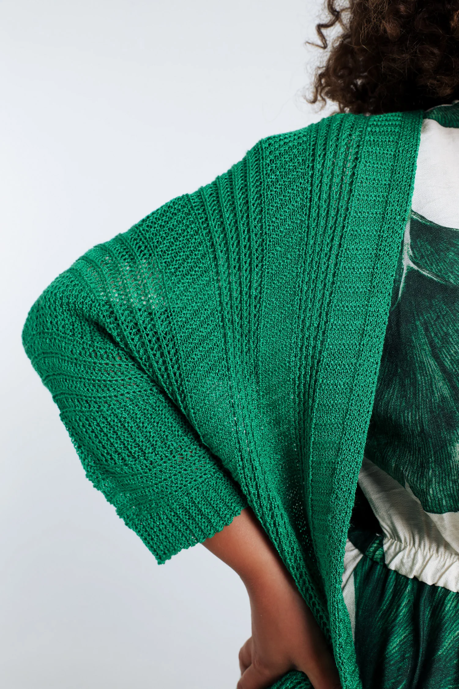 Effen opengewerkt vest - Image 25