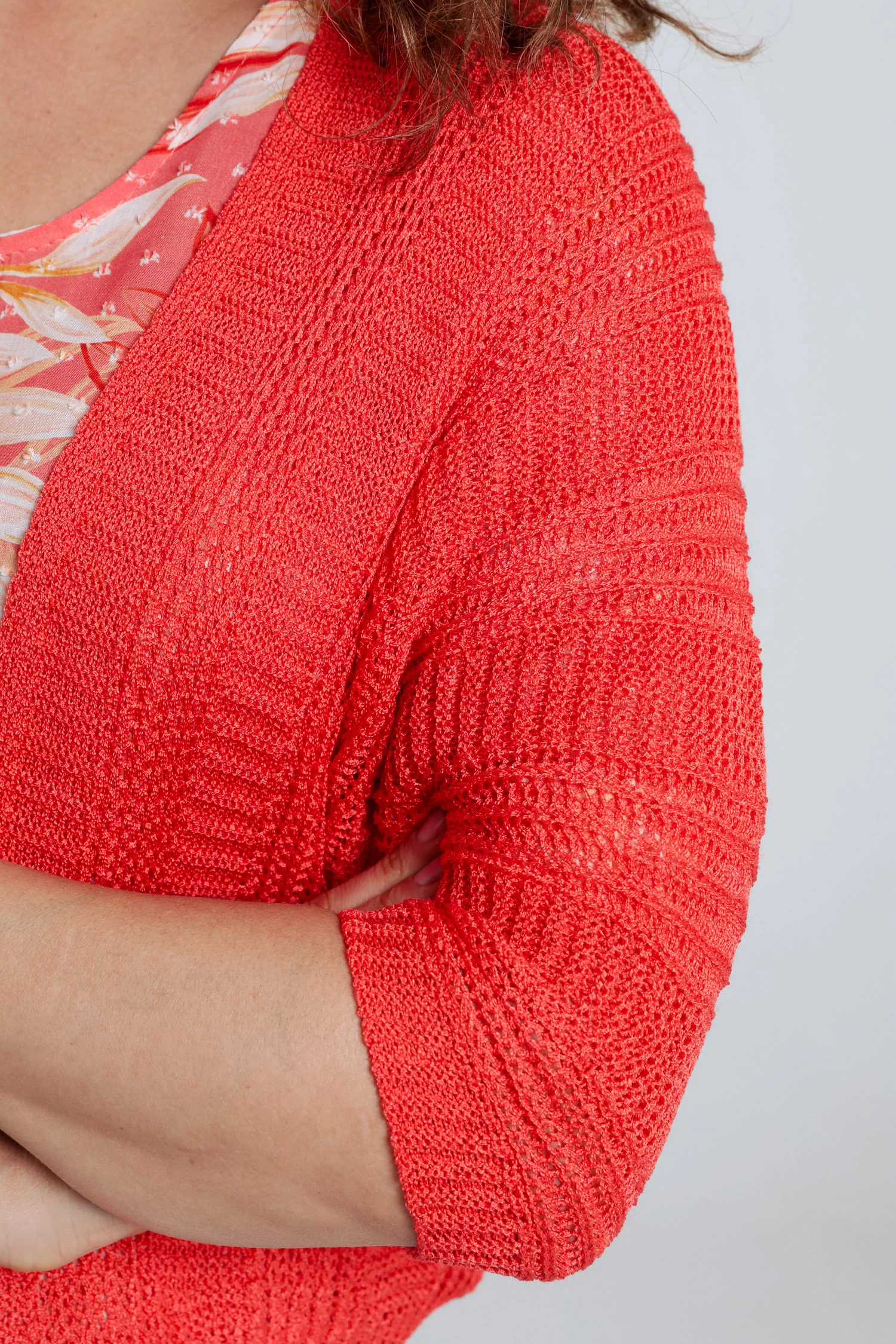Effen opengewerkt vest - Image 36