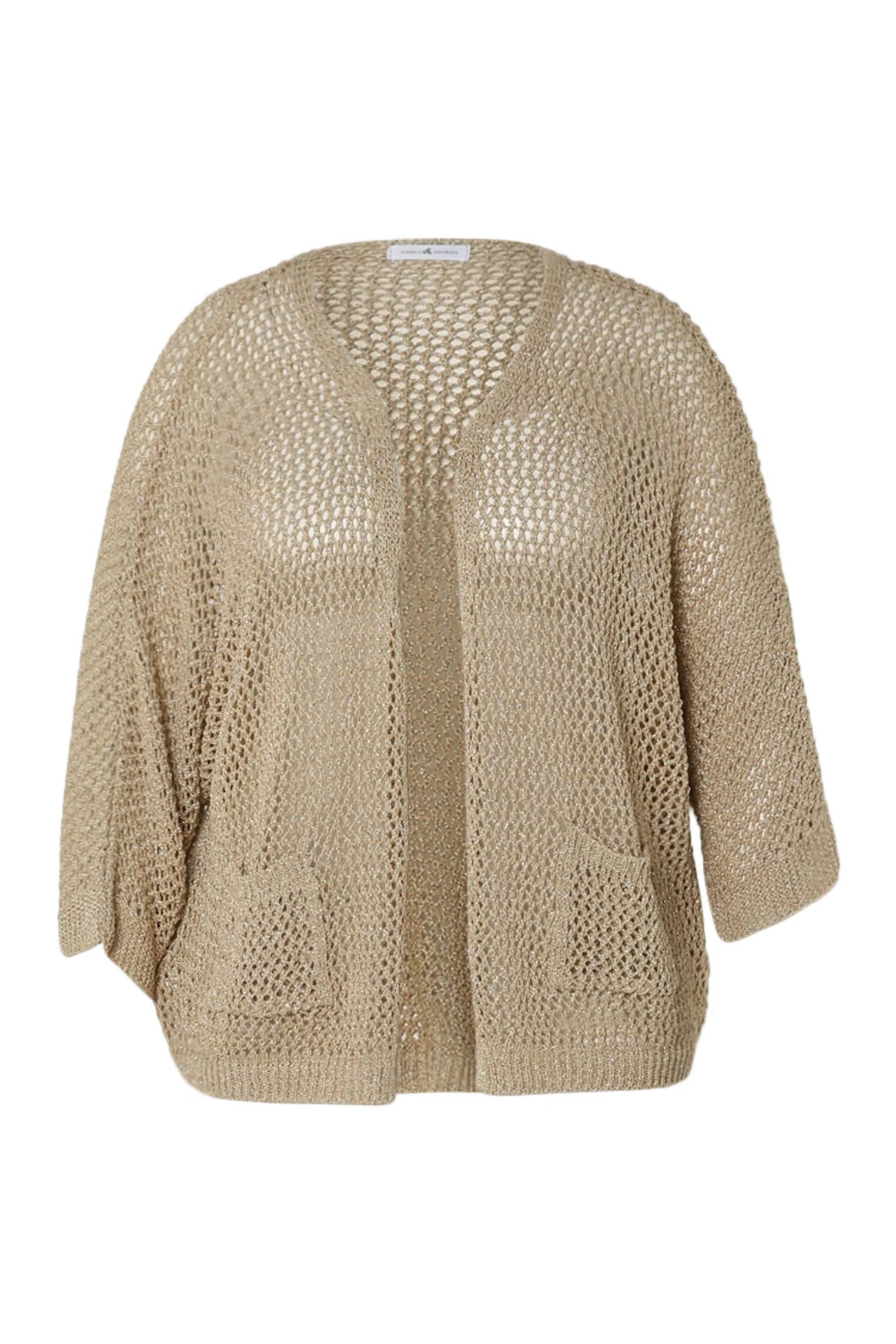 Effen opengewerkt vest van viscose - Image 10