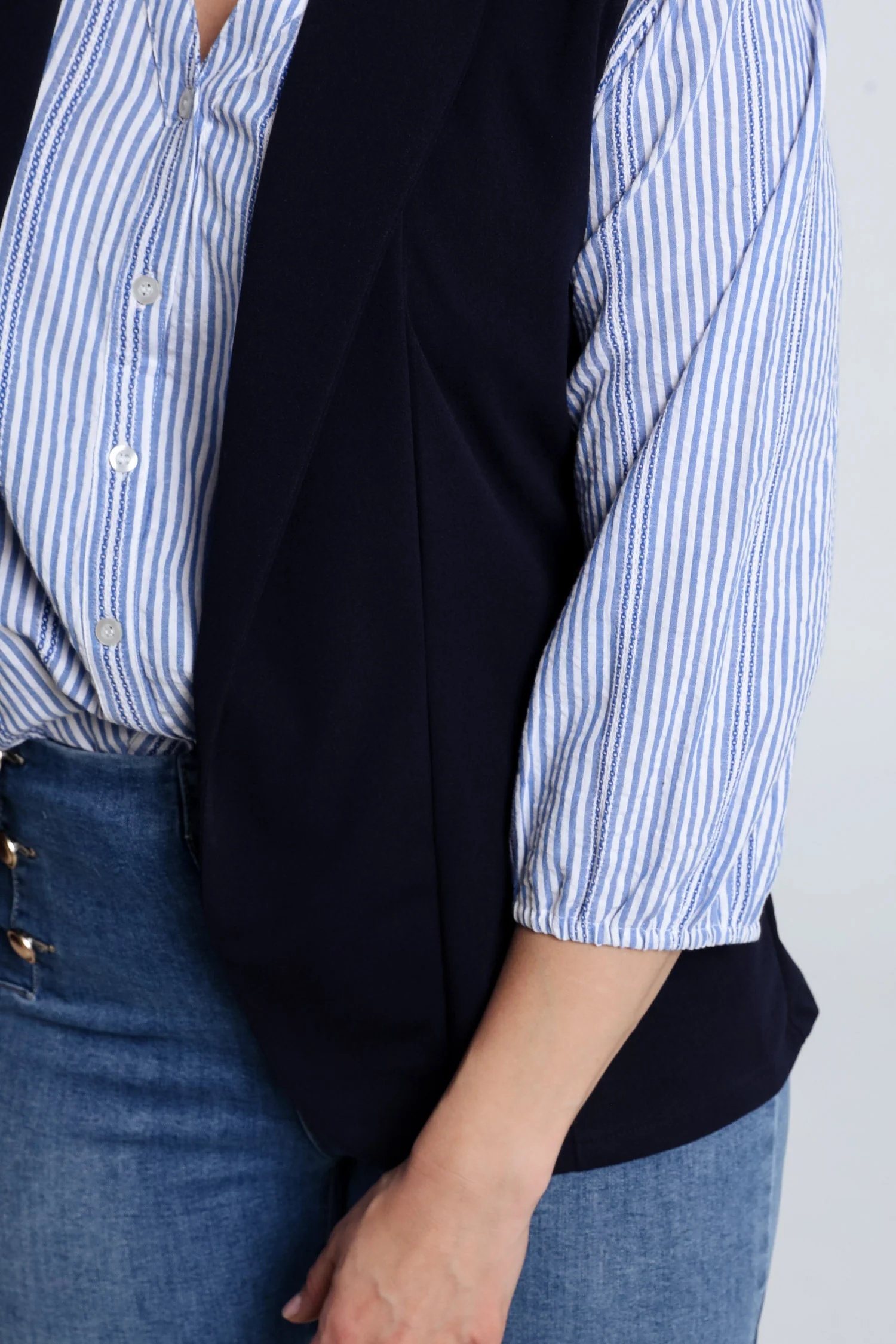 Effen blazer gilet - Image 4