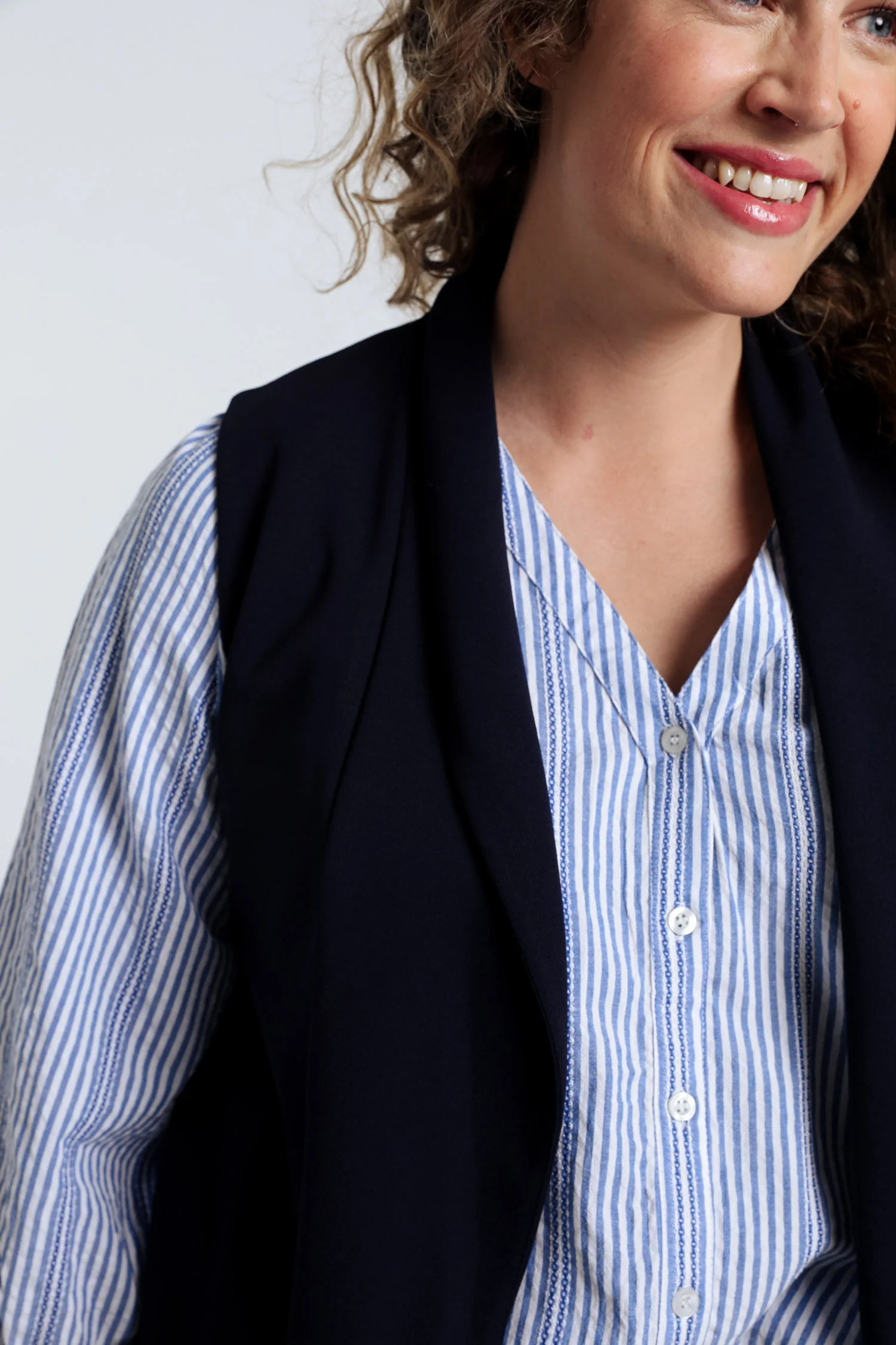 Effen blazer gilet - Image 5