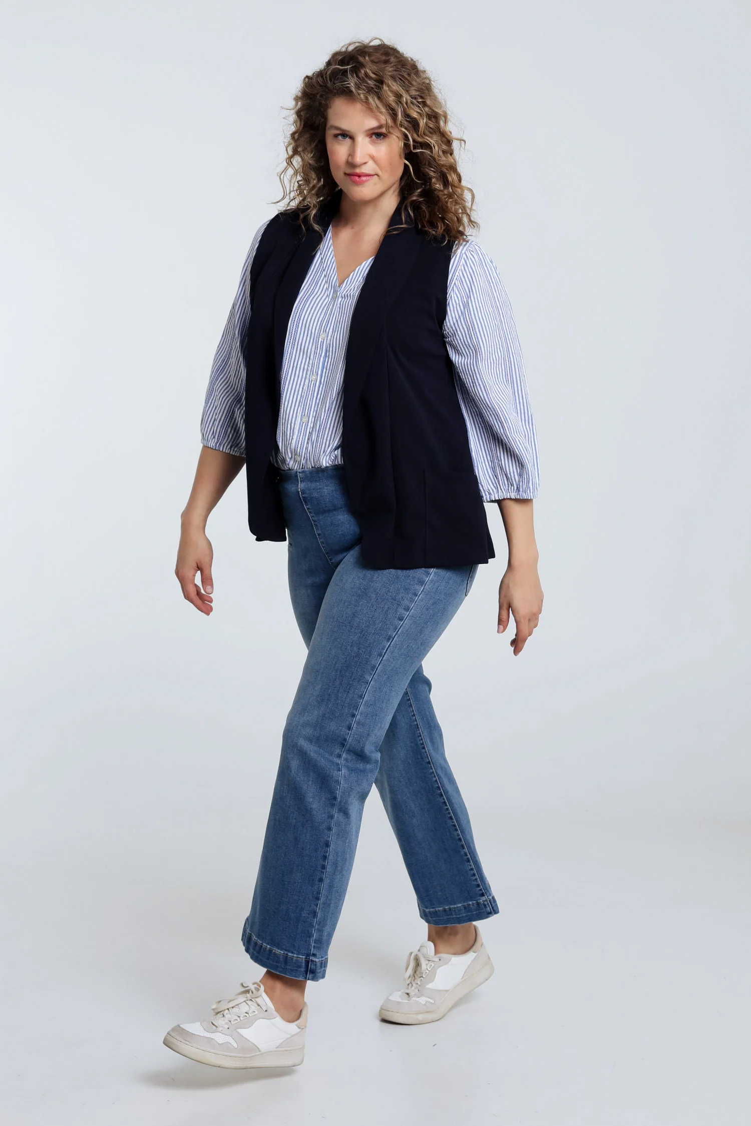 Effen blazer gilet - Image 8