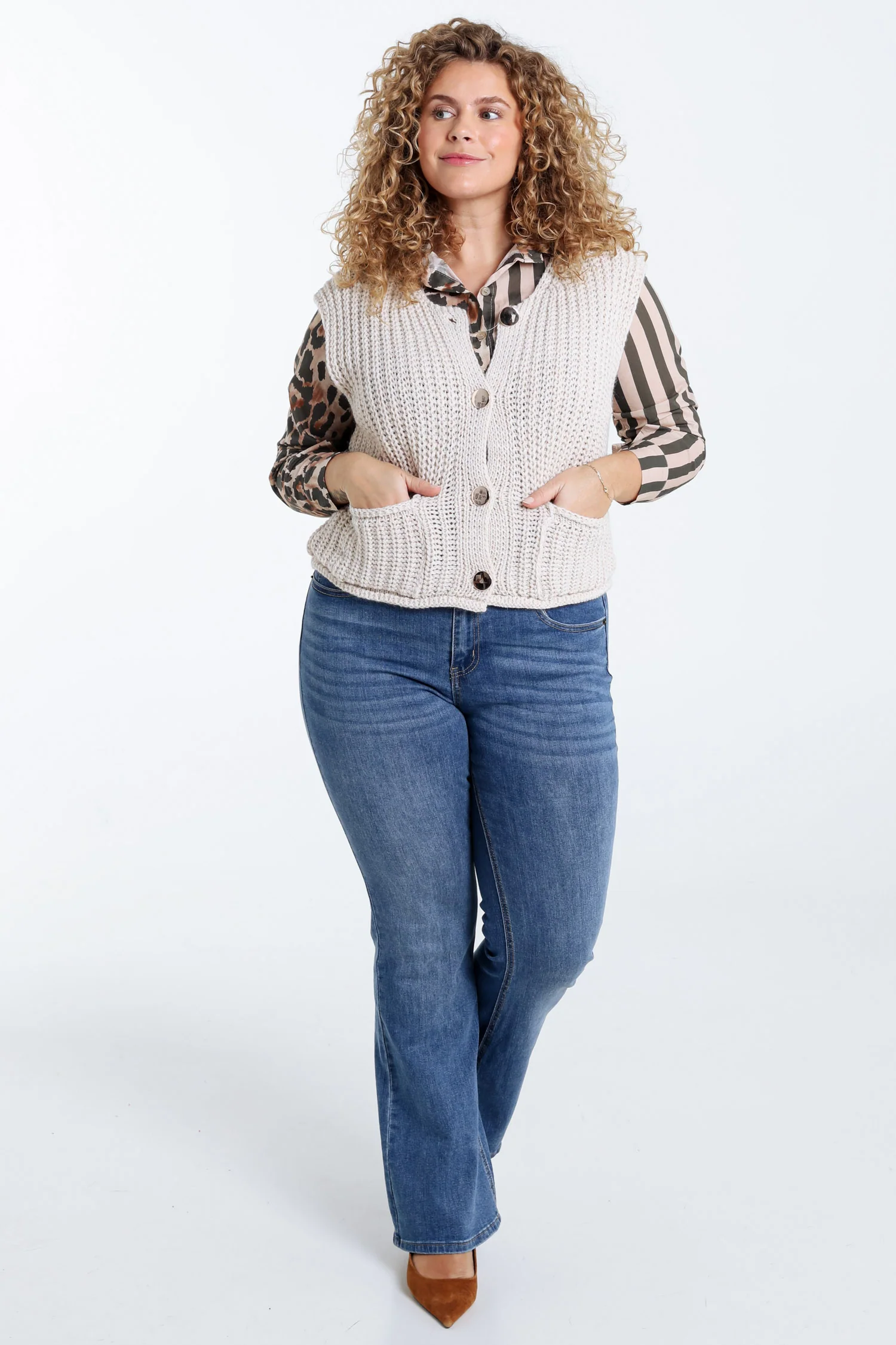 Kort effen vest - Image 18