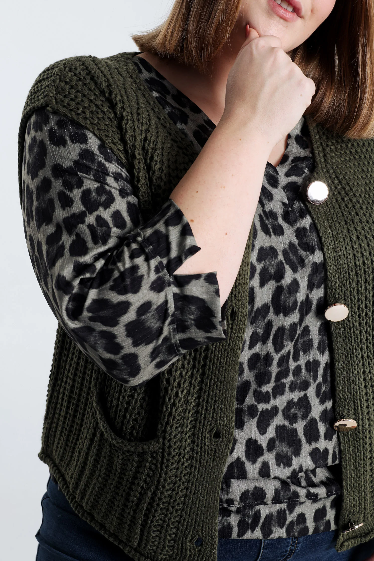 Kort effen vest - Image 4