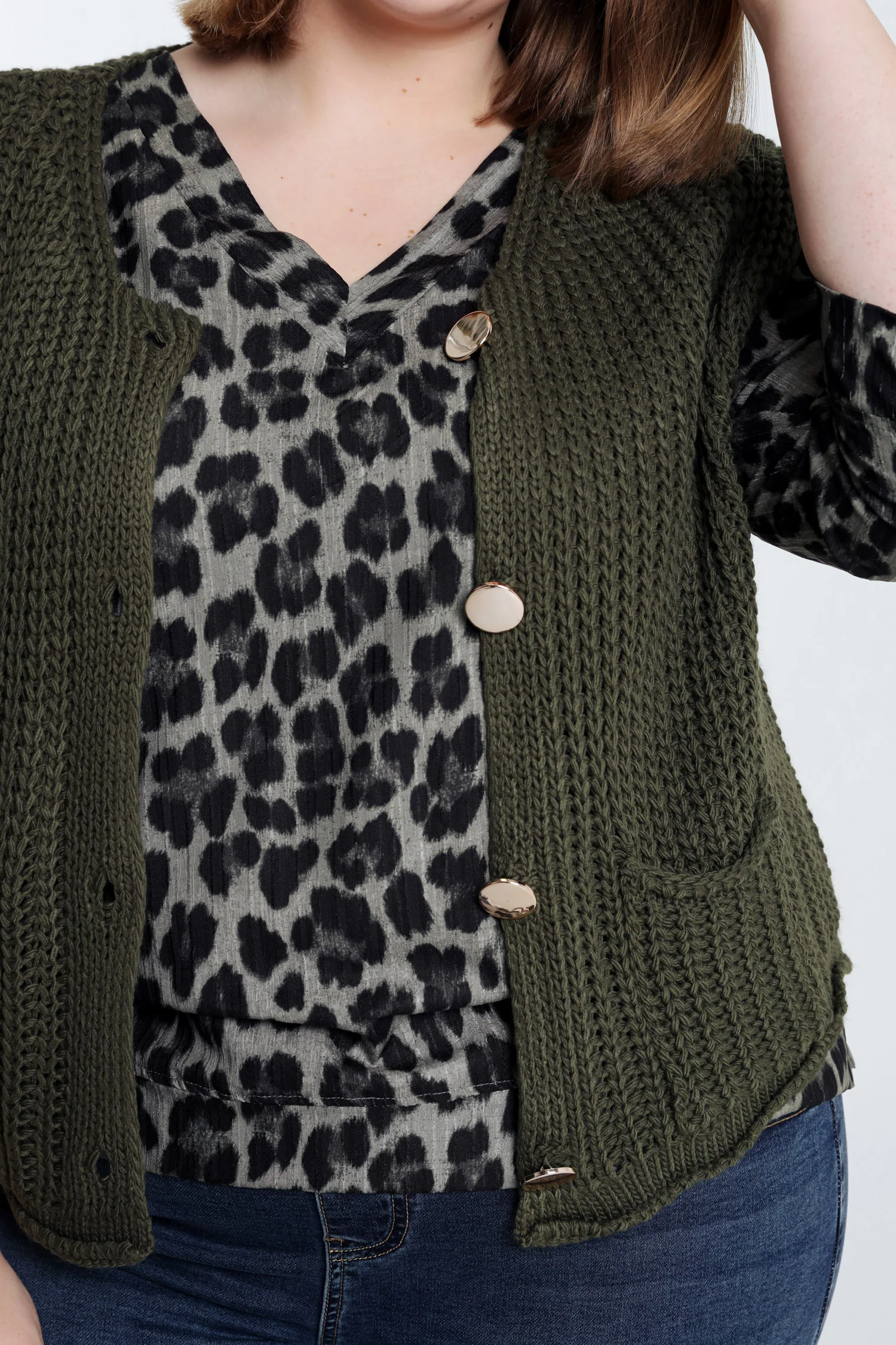Kort effen vest - Image 5
