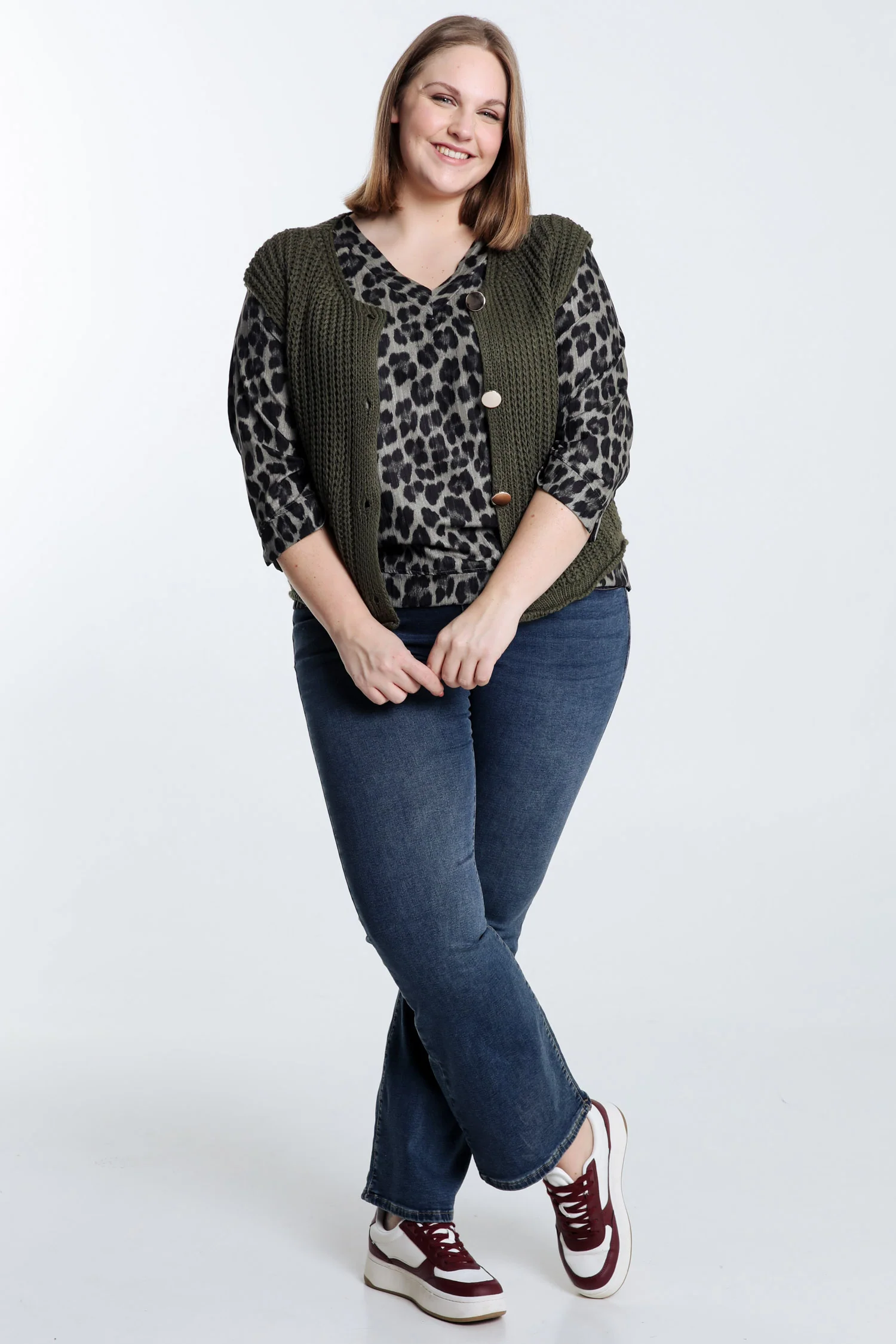 Kort effen vest - Image 7