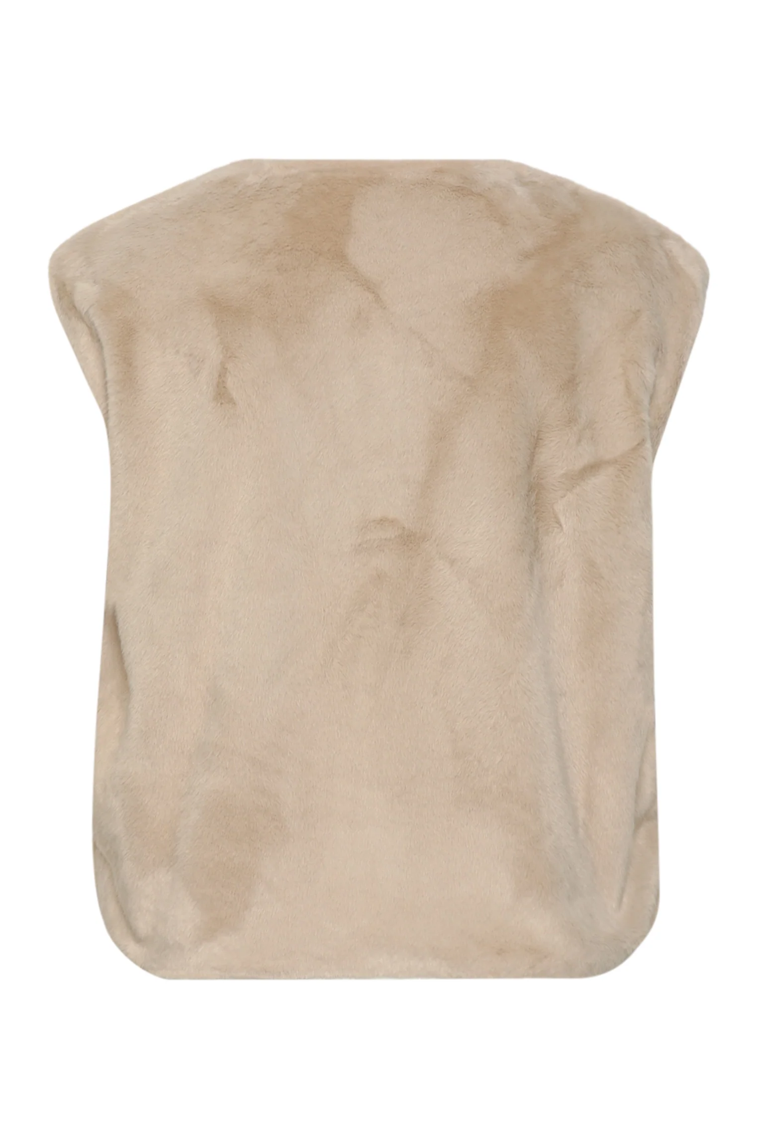Effen gilet van imitatiebont - Image 9