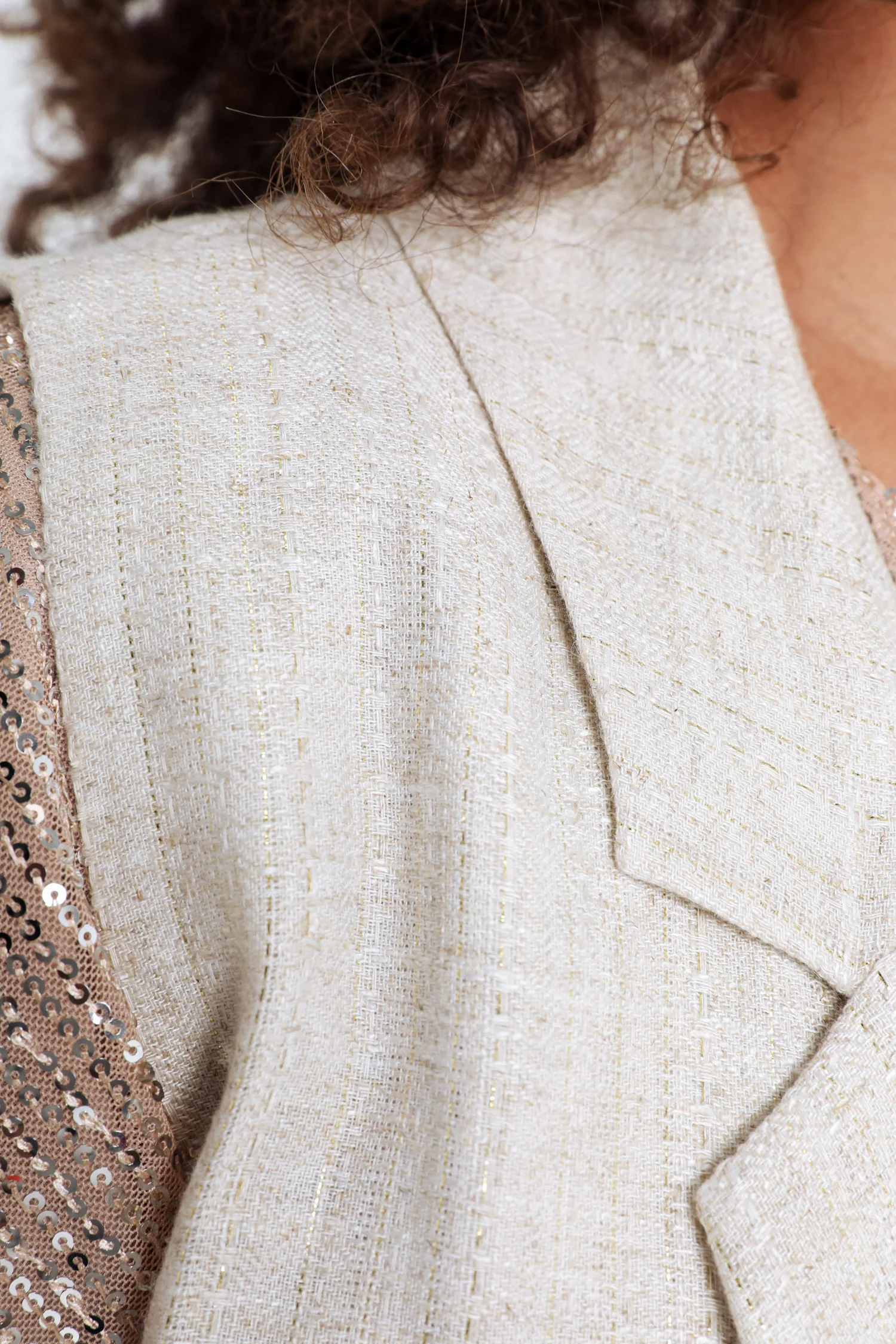 Gilet van viscose en lin met lurex - Image 6