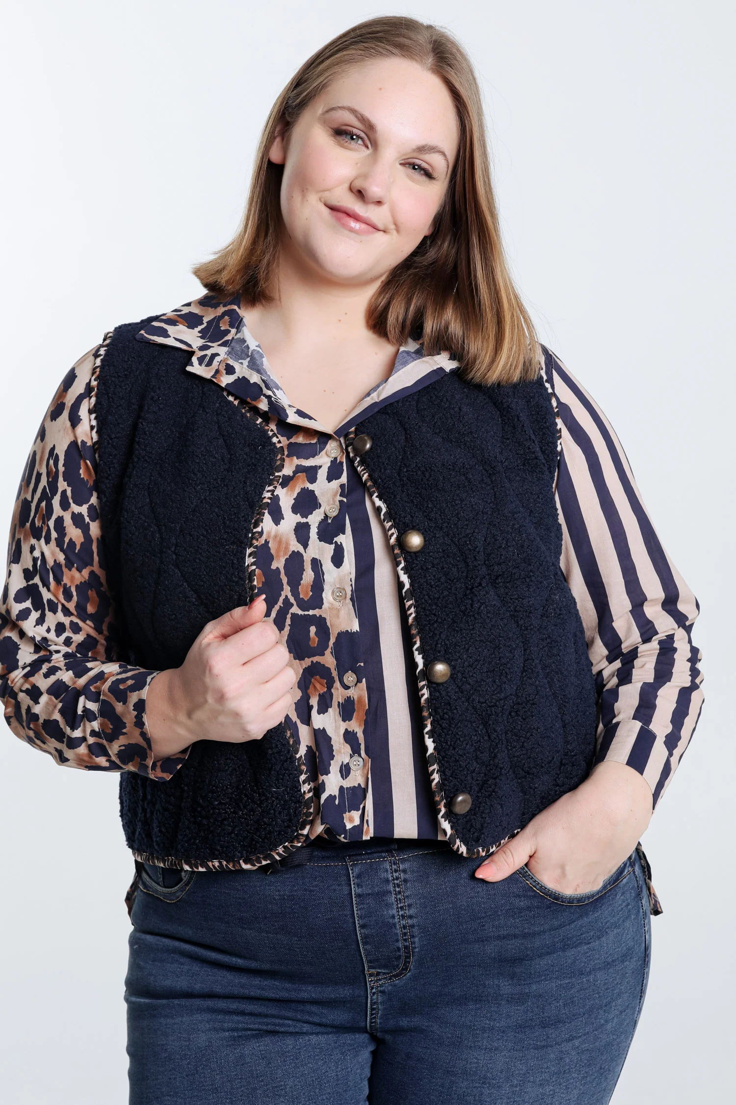 Effen boucle-vest