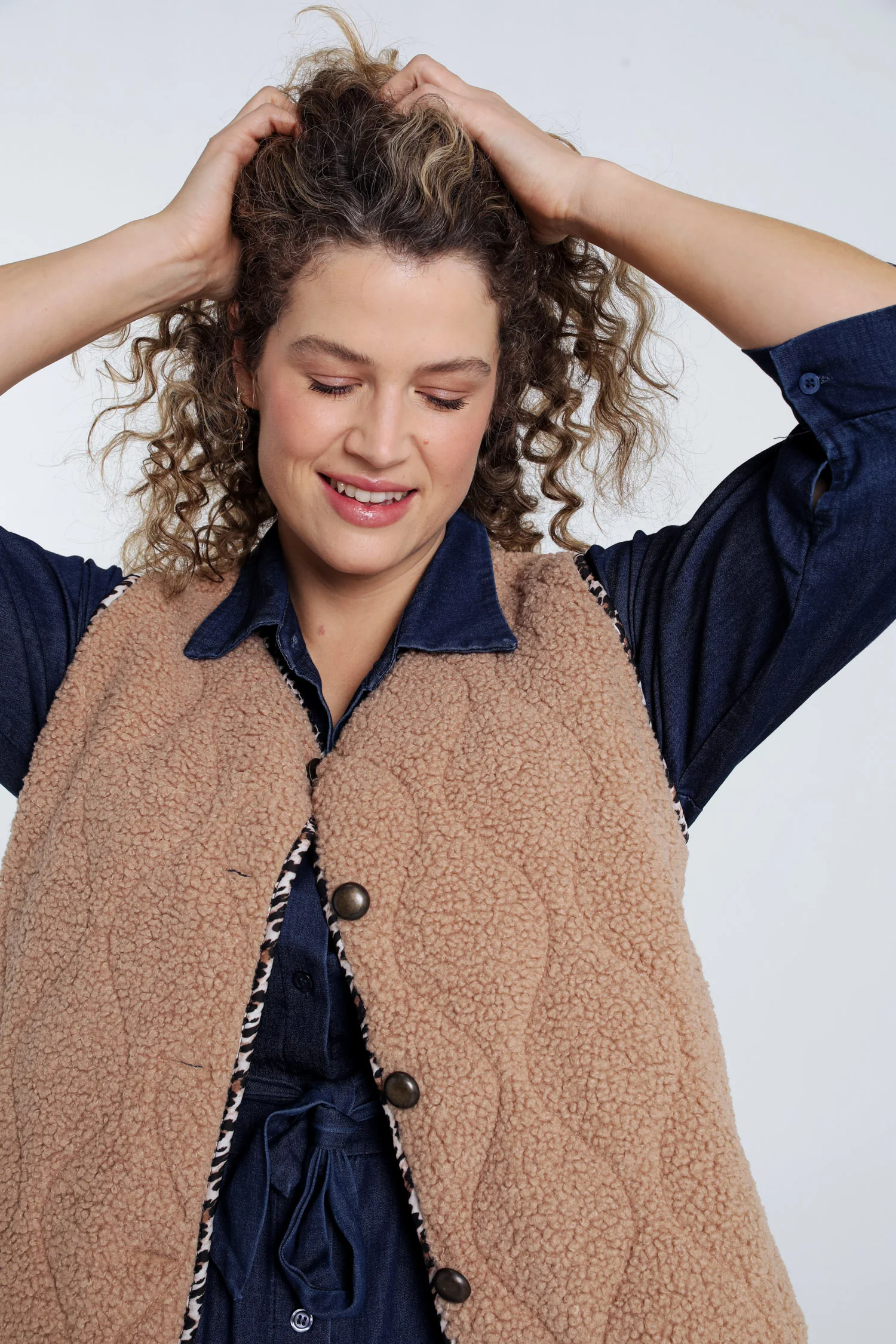 Effen boucle-vest - Image 15