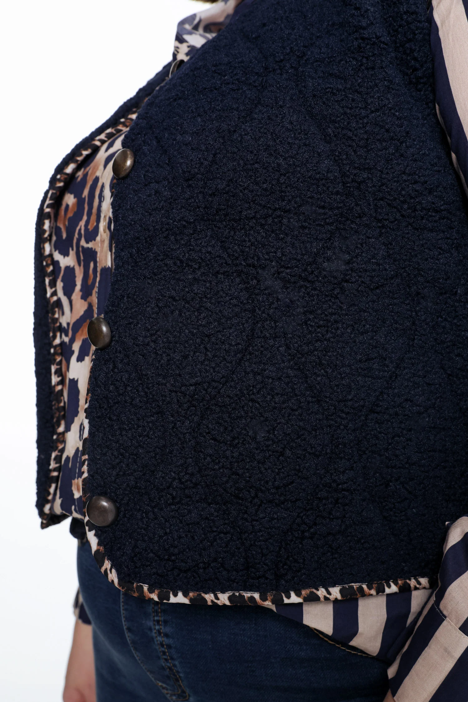 Effen boucle-vest - Image 4