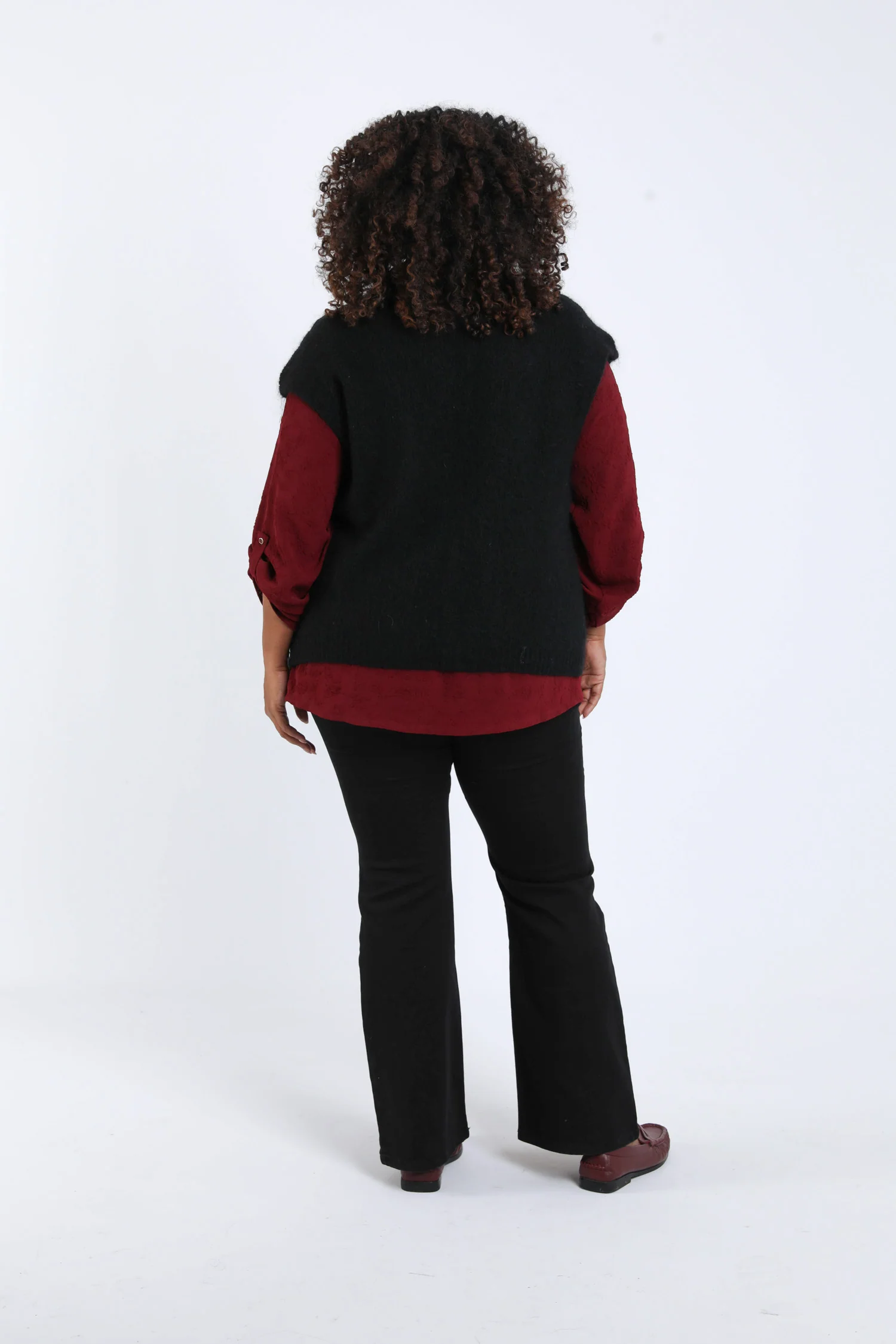 Effen mouwloos gilet - Image 13