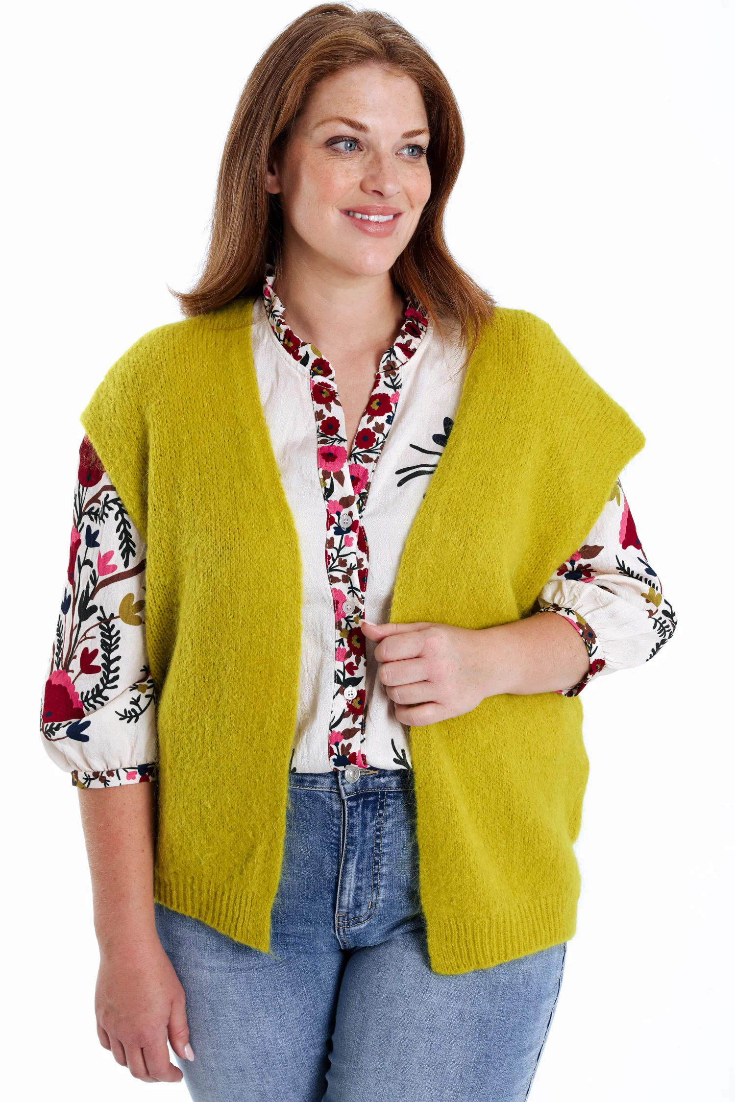 Effen mouwloos gilet - Image 23