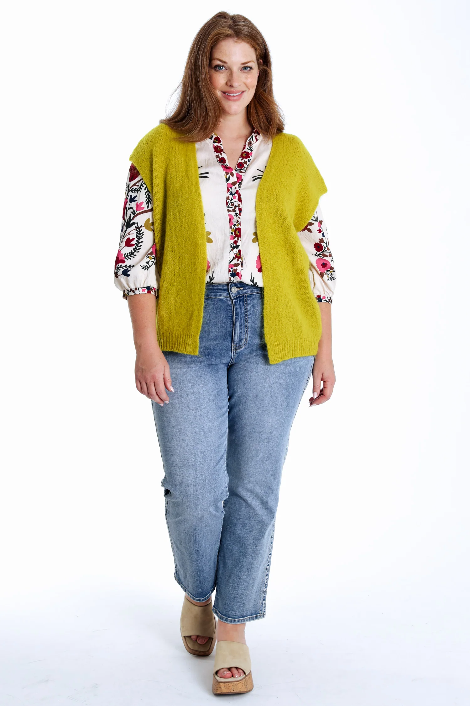 Effen mouwloos gilet - Image 29