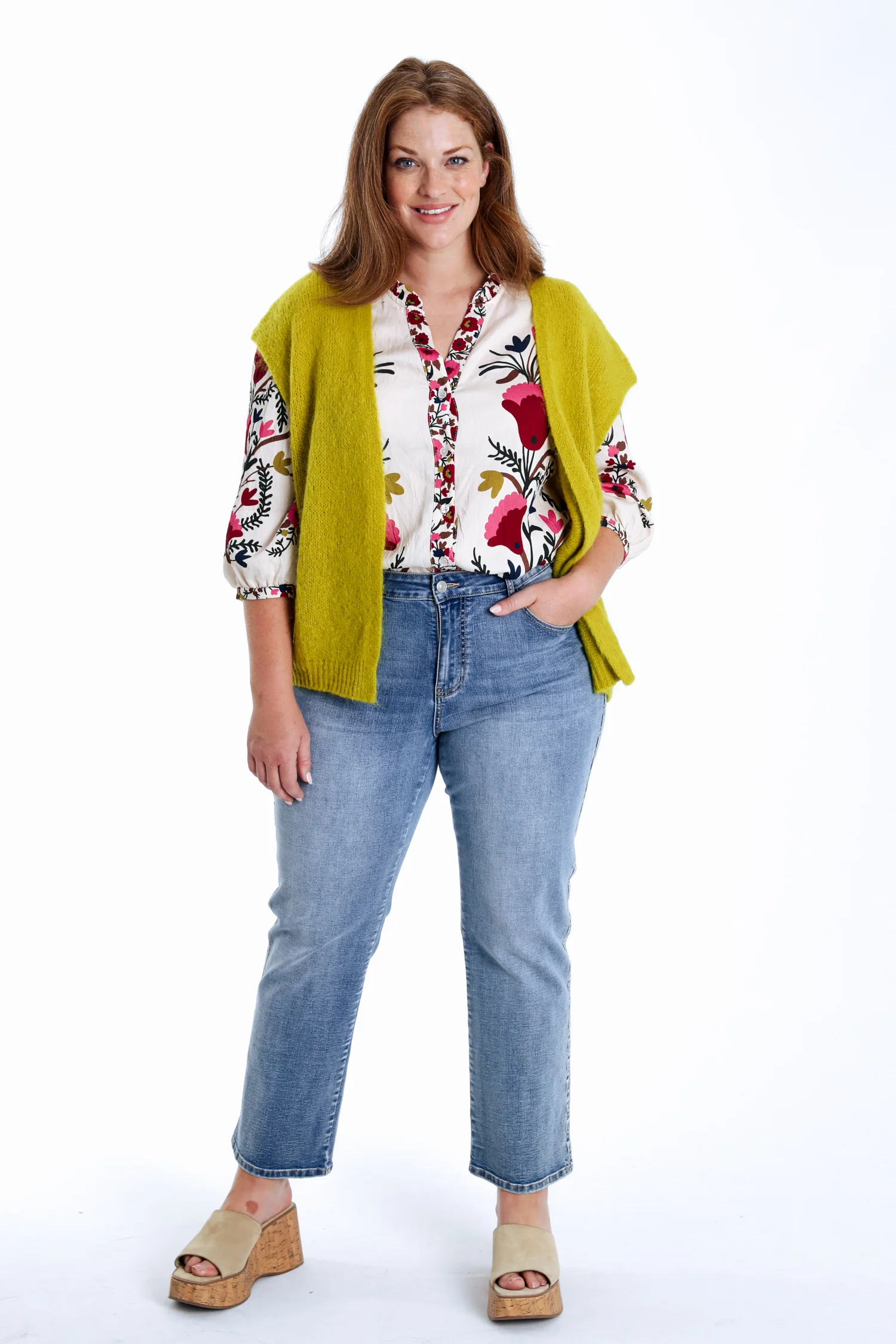Effen mouwloos gilet - Image 30