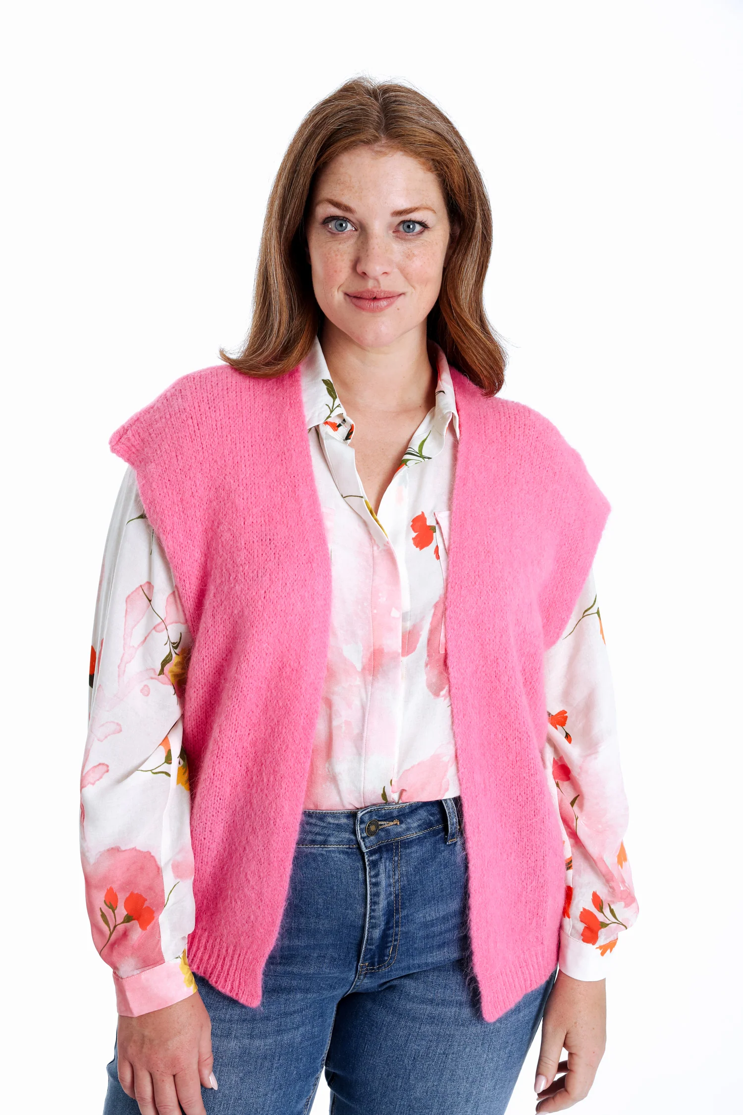 Effen mouwloos gilet - Image 33