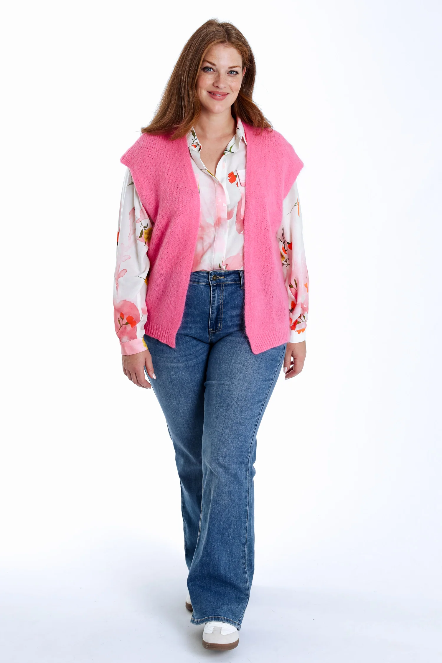 Effen mouwloos gilet - Image 39