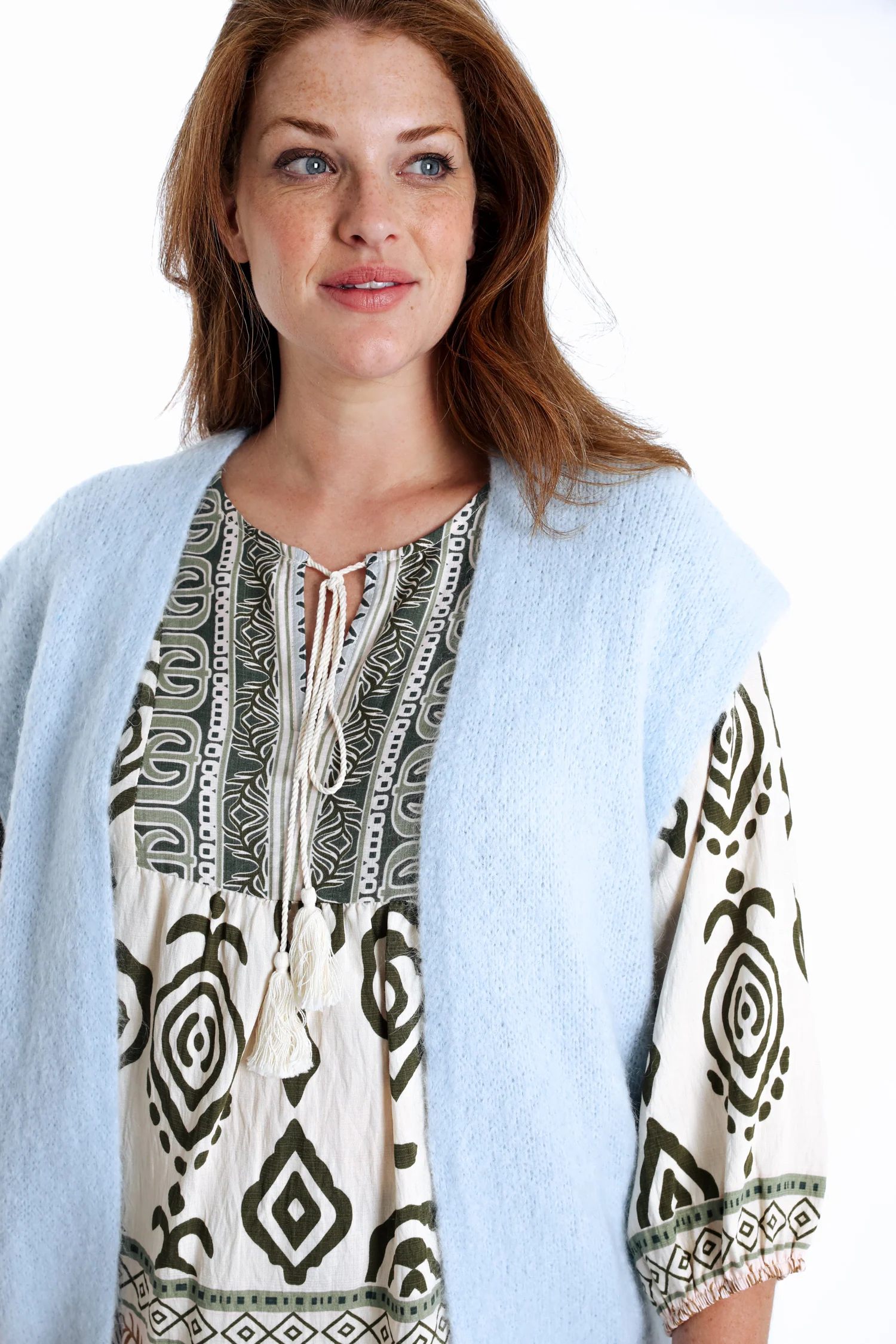 Effen mouwloos gilet - Image 4